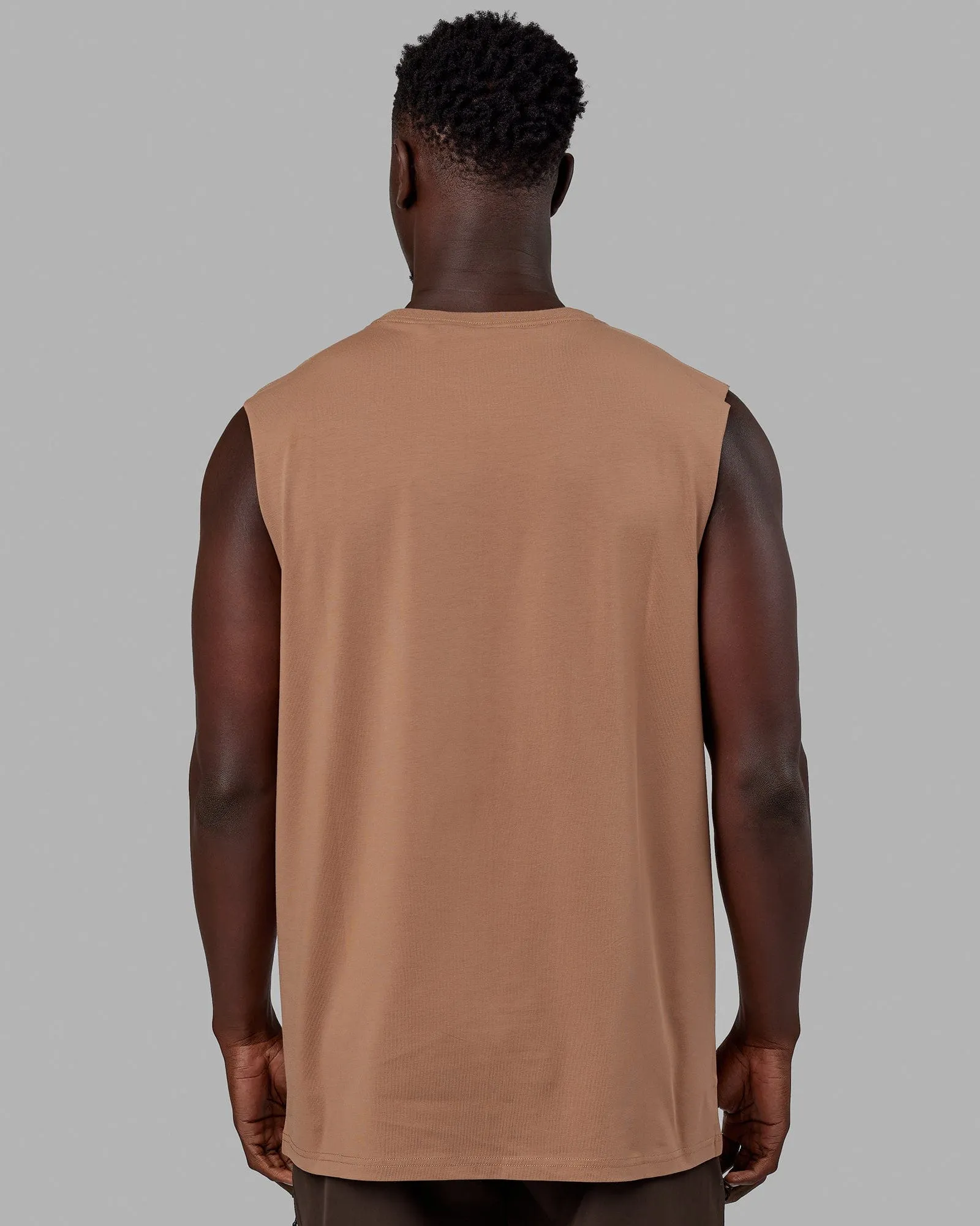 Base FLXCotton Tank - Raw Umber sold by LSKD product image thumbnail 4