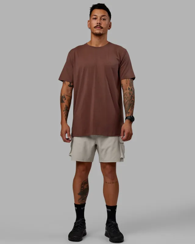 Deluxe PimaFLX Tee - Peppercorn sold by LSKD