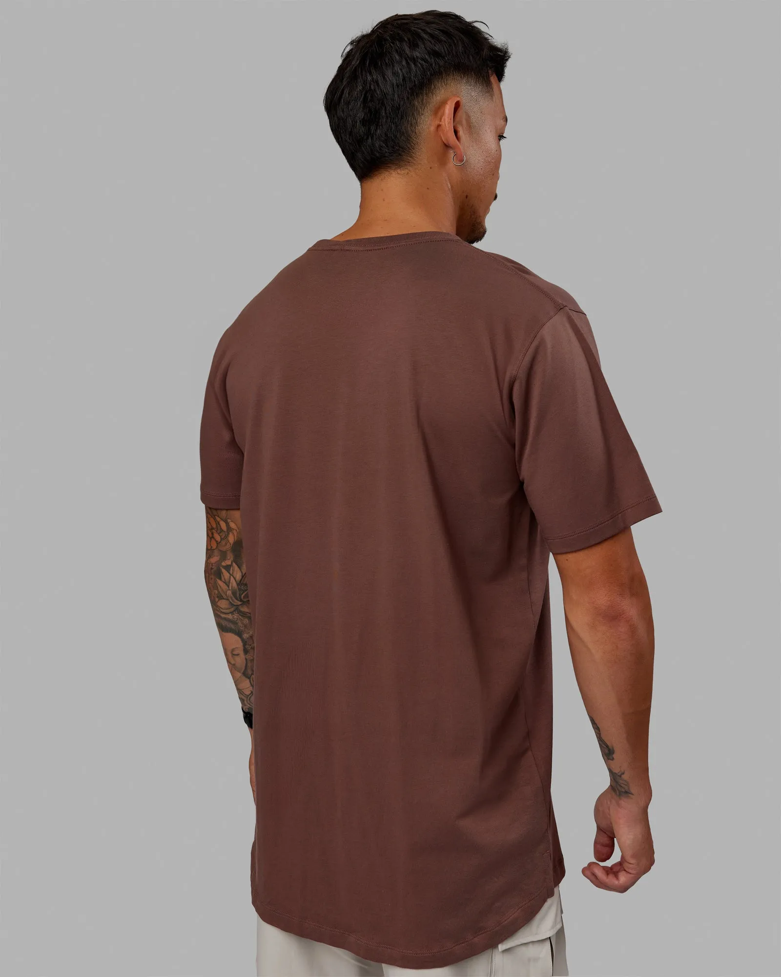 Deluxe PimaFLX Tee - Peppercorn sold by LSKD product image thumbnail 3