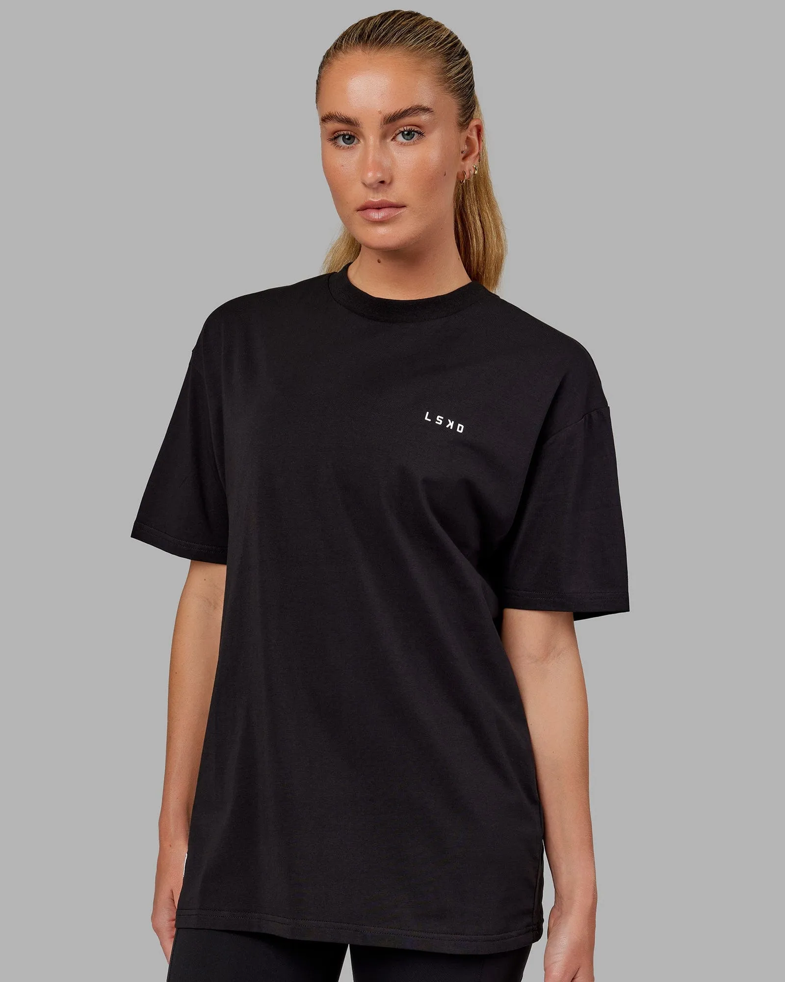 VS5 FLXCotton Tee Oversize - Black-White sold by LSKD product image thumbnail 4