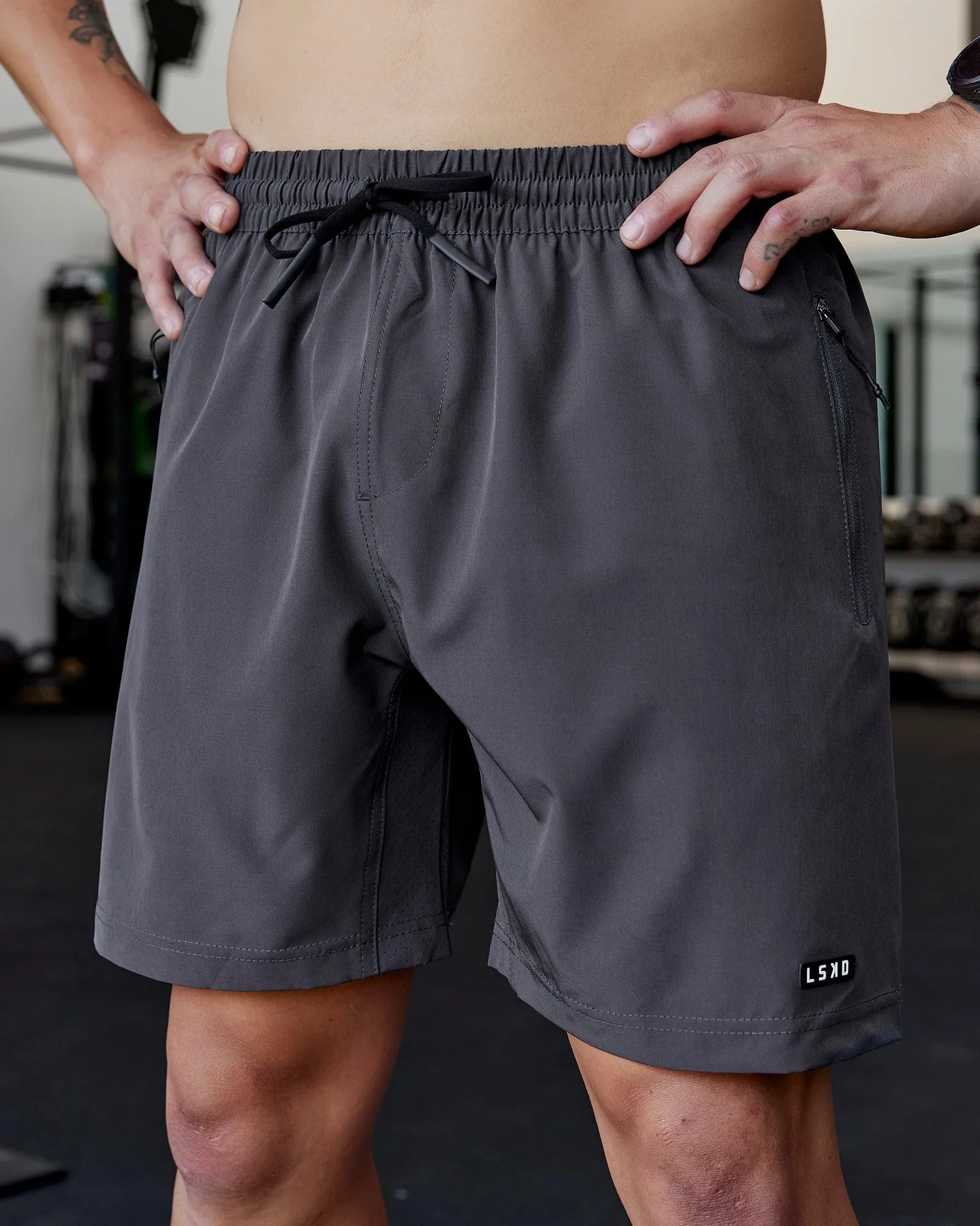 Rep 7" Performance Shorts - Asphalt sold by LSKD product image thumbnail 5