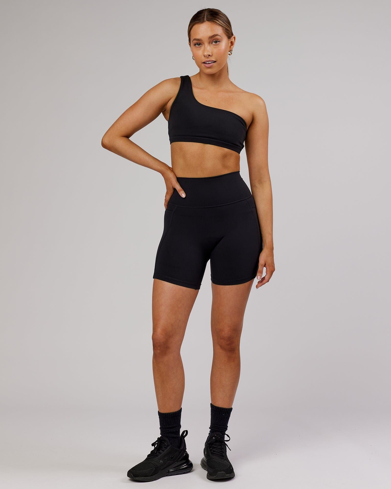 Flex Sports Bra - Black sold by LSKD product image thumbnail 4
