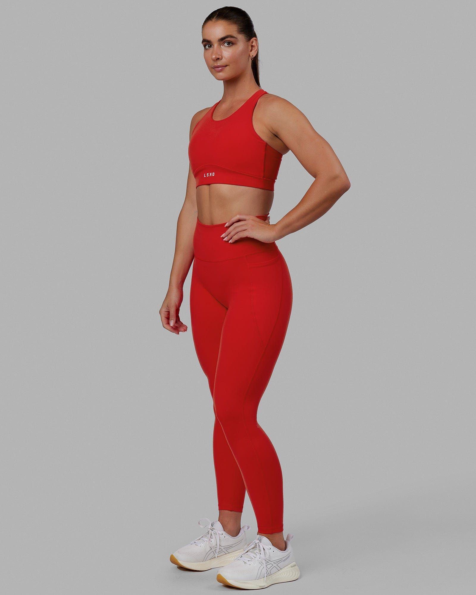 Fusion Full Length Tights - Infrared sold by LSKD product image thumbnail 5