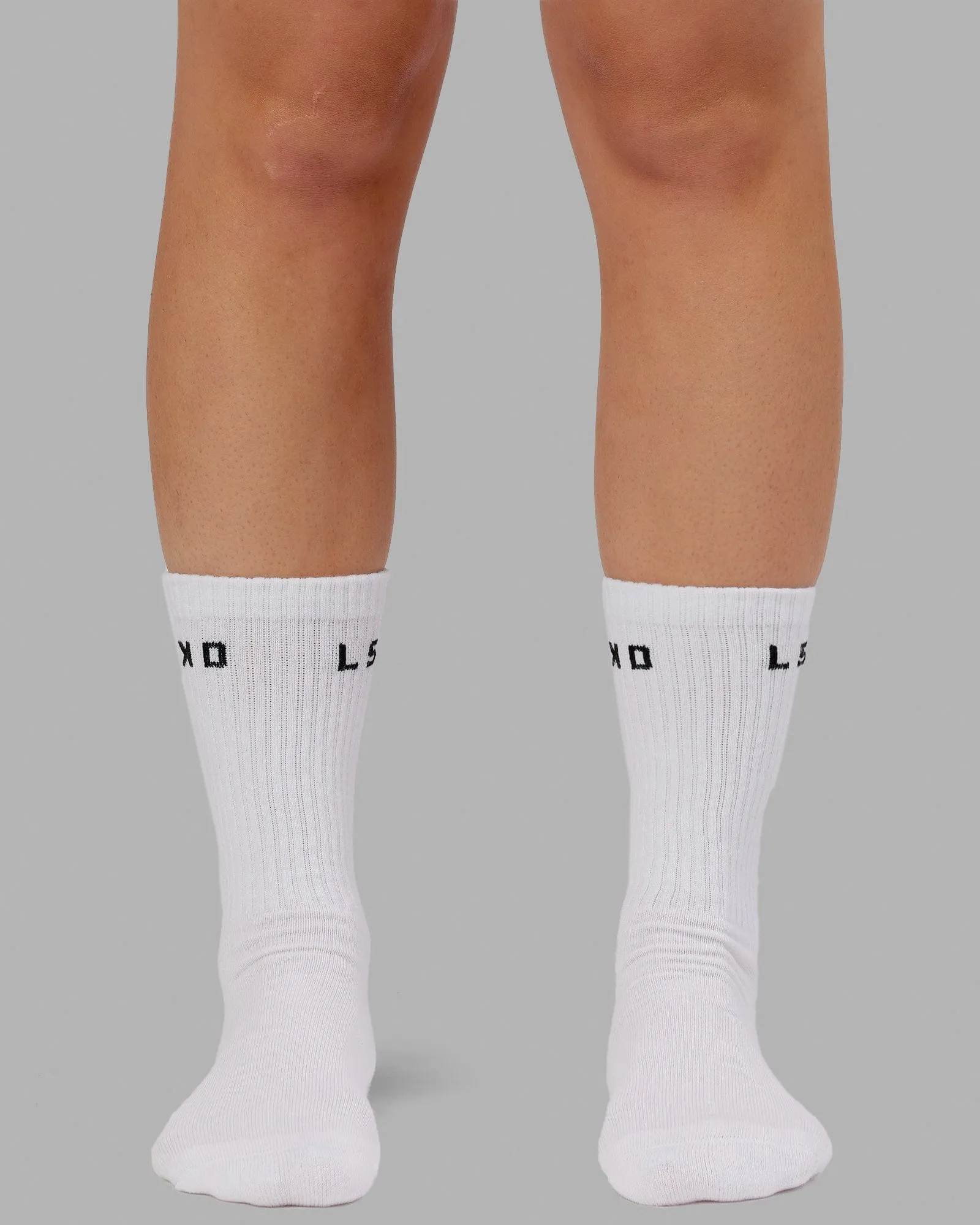 Daily 3 Pack Crew Sock - White sold by LSKD product image thumbnail 3