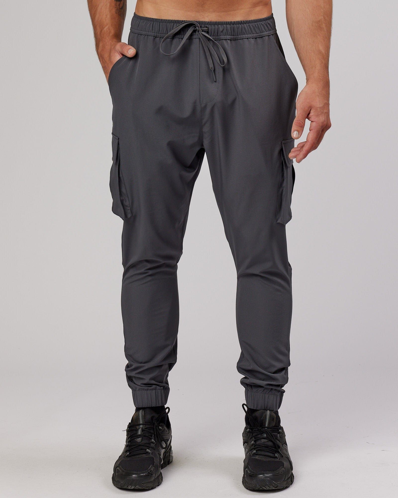 Energy Stretch Performance Cargo Joggers - Asphalt sold by LSKD product image thumbnail 4