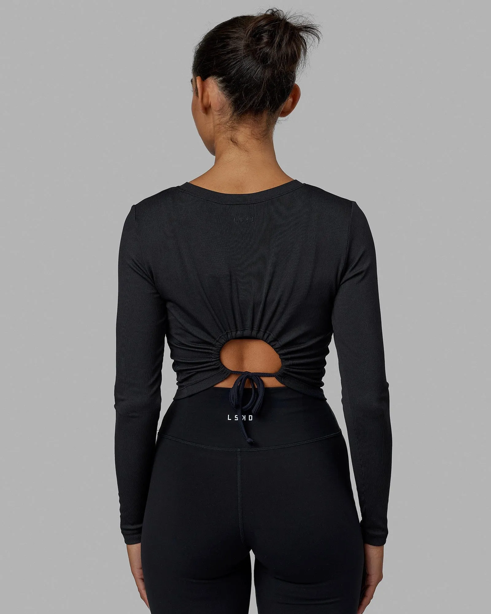 Kick On LS Tee - Black sold by LSKD product image thumbnail 2