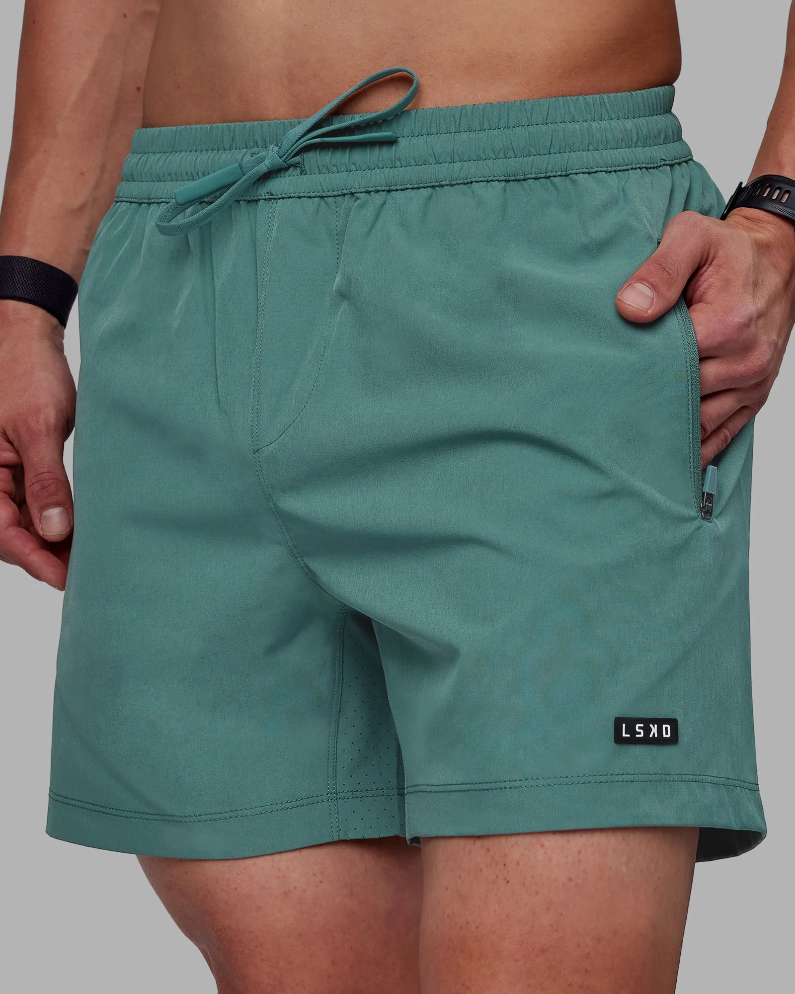 Rep 5" Performance Short - Sage Bush sold by LSKD product image thumbnail 5