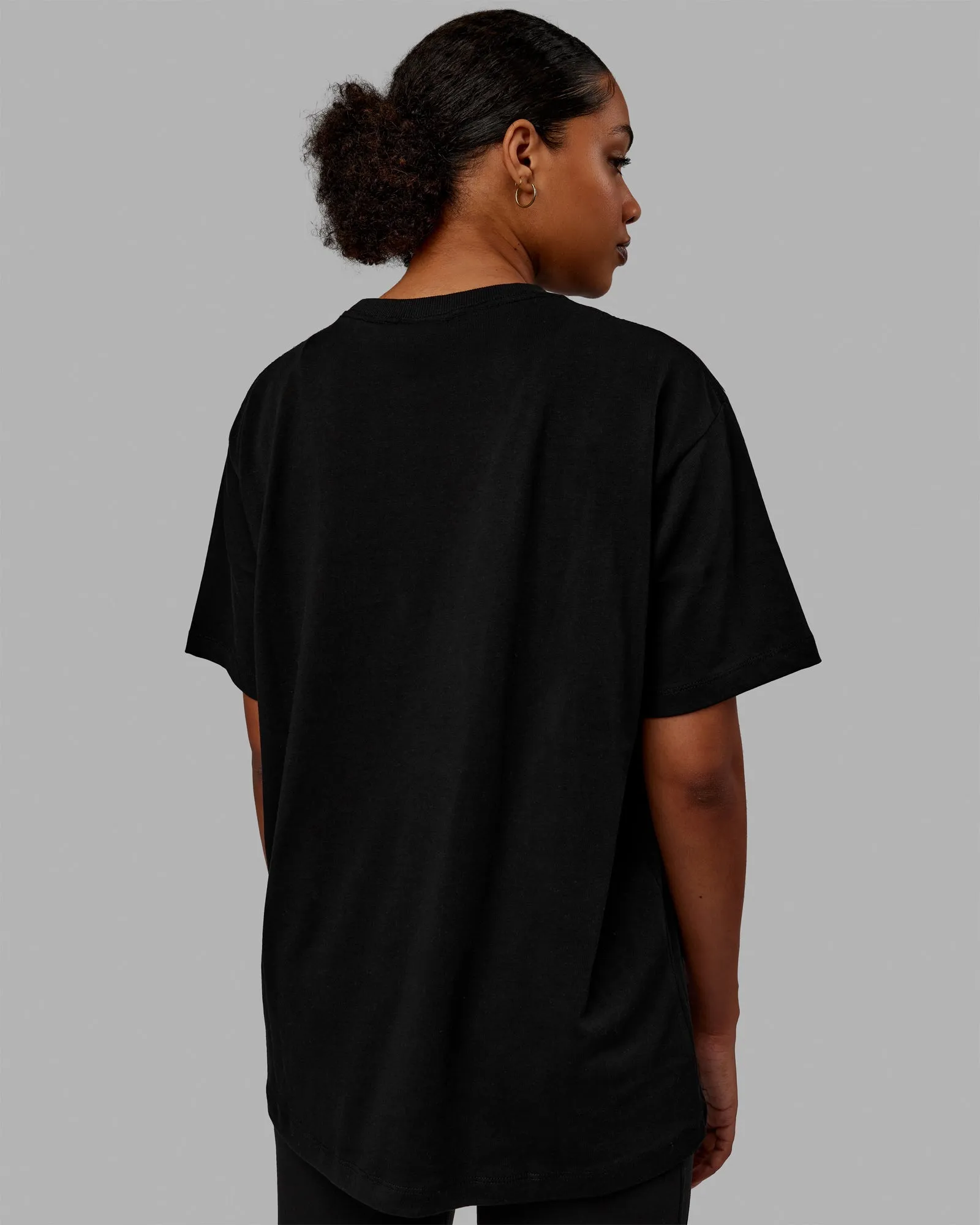 Stamped Heavyweight Oversized Tee - Black sold by LSKD product image thumbnail 4
