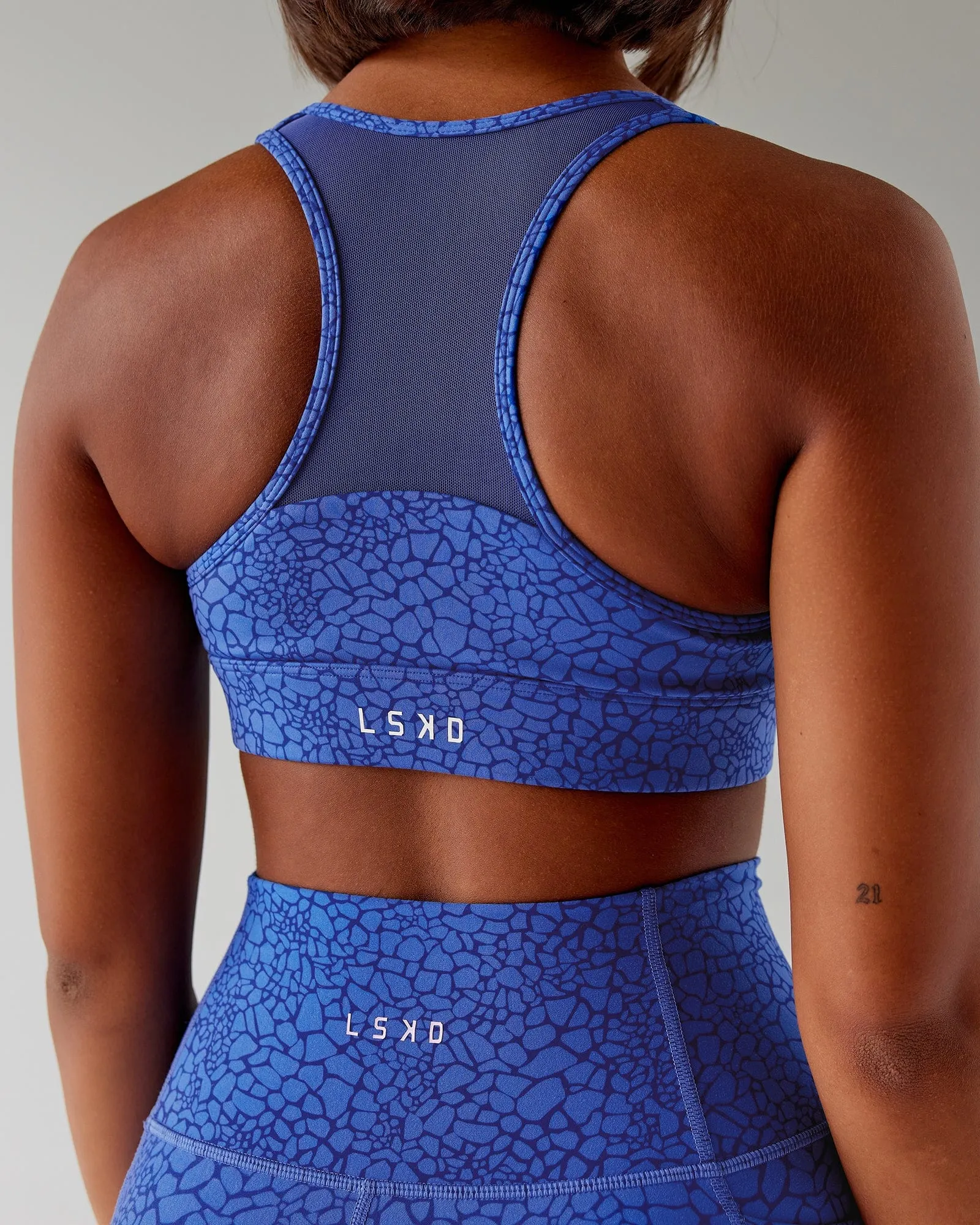 Sprint Sports Bra - Ocean Scale sold by LSKD product image thumbnail 2