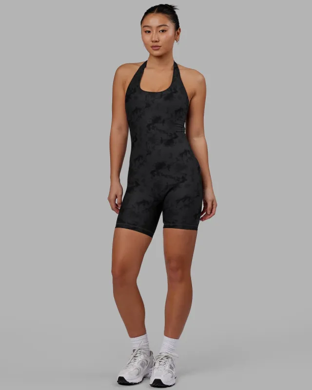 Challenger Bodysuit - Black Tie-Dye sold by LSKD