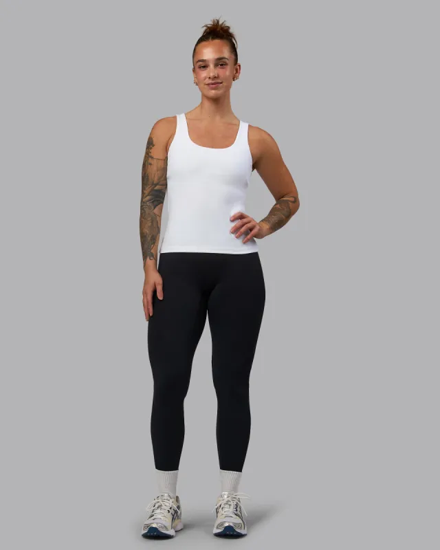 Staple Active Shelf Bra Tank - White sold by LSKD