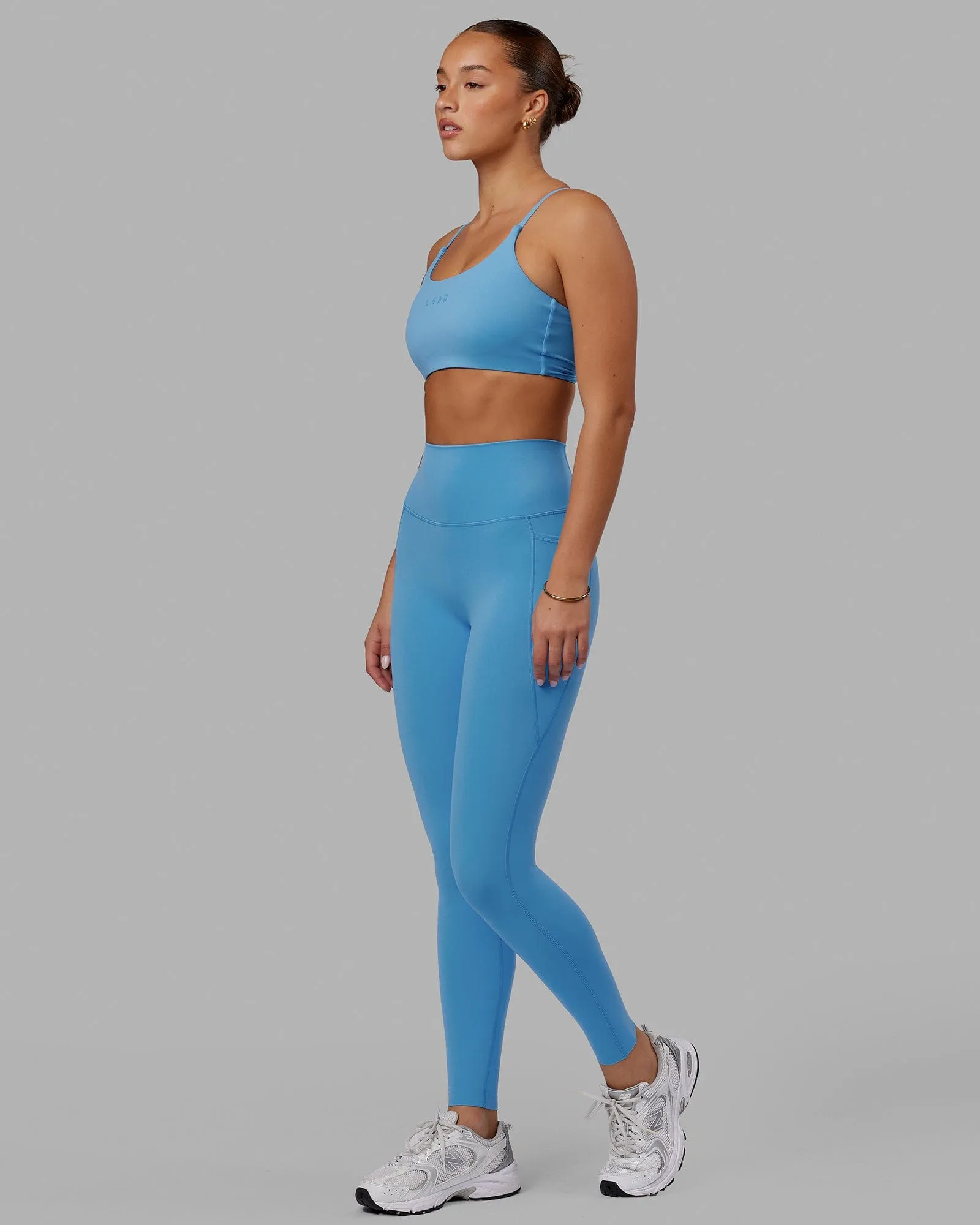 Elixir Full Length Tight With Pockets - Azure Blue sold by LSKD product image thumbnail 2