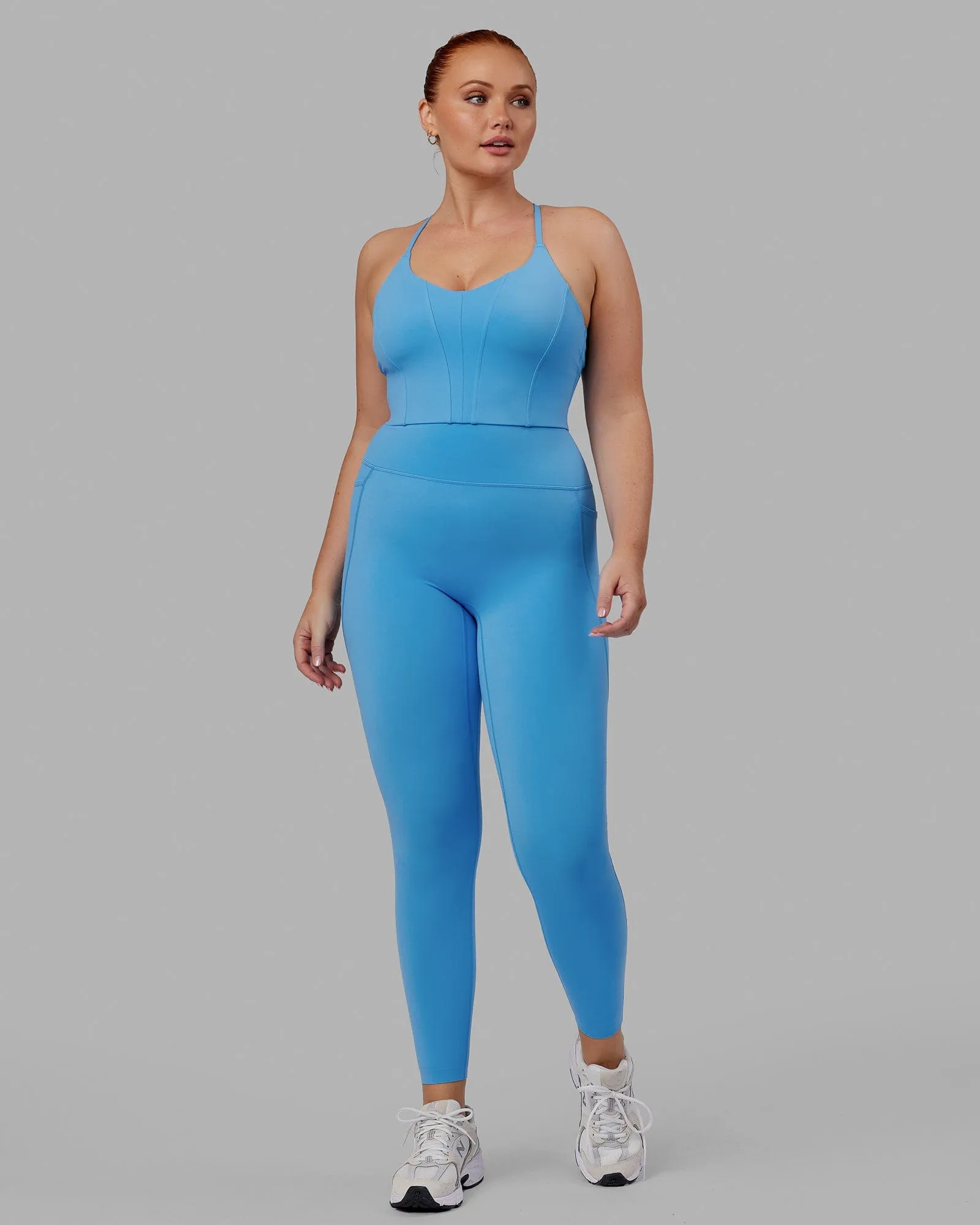 Elixir Full Length Tight With Pockets - Azure Blue sold by LSKD product image thumbnail 5