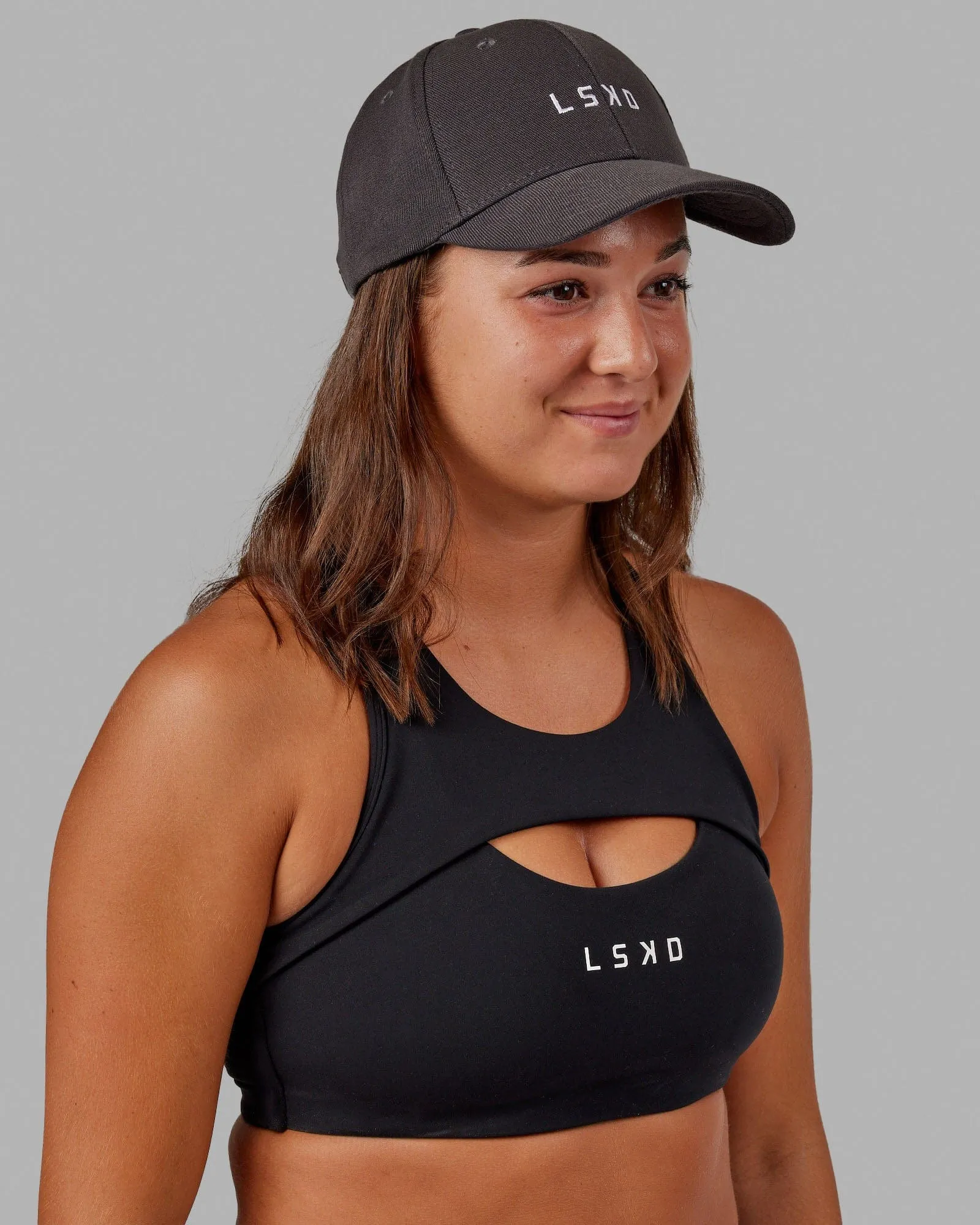 Classic Strapback Cap - Asphalt sold by LSKD product image thumbnail 2