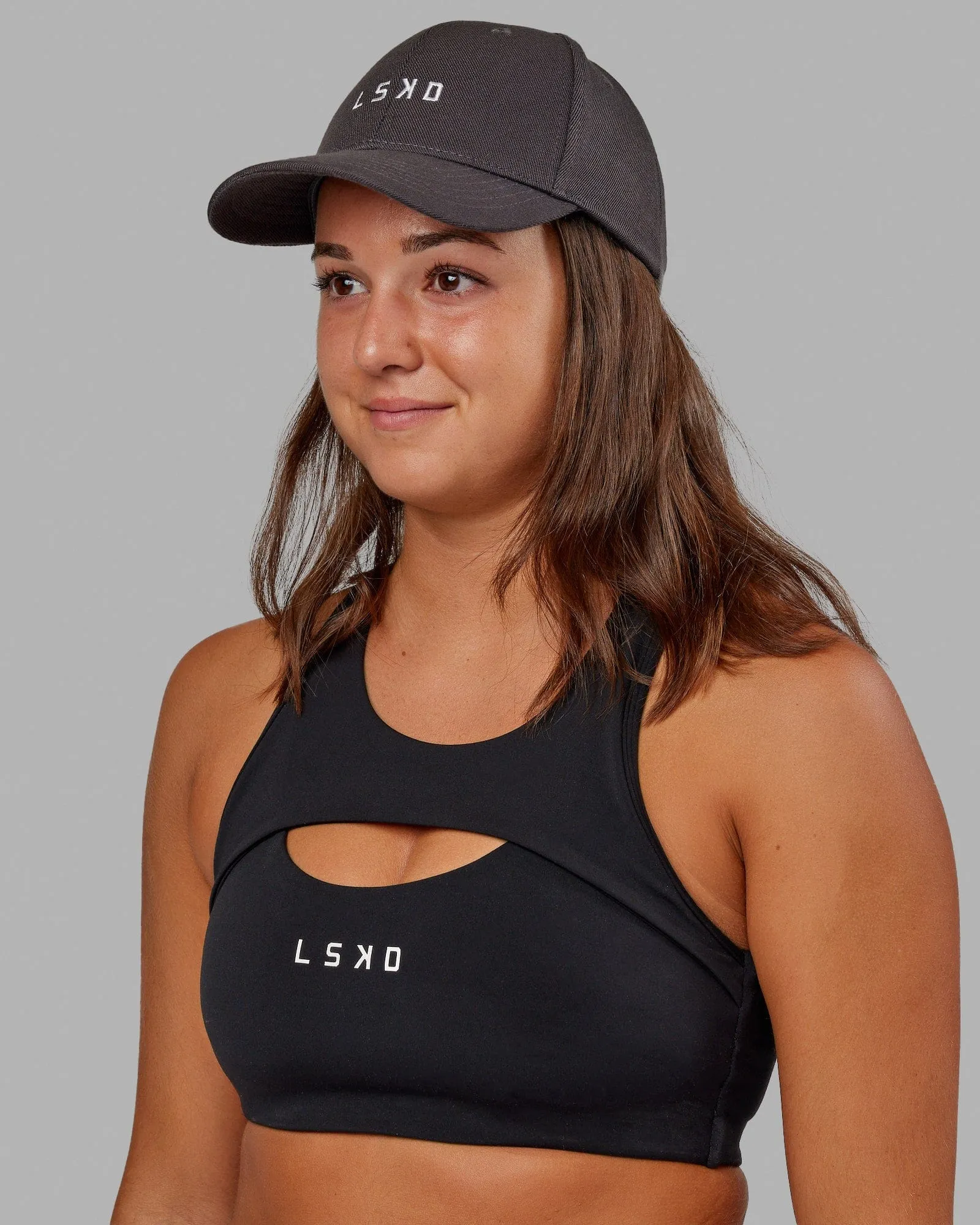 Classic Strapback Cap - Asphalt sold by LSKD product image thumbnail 4