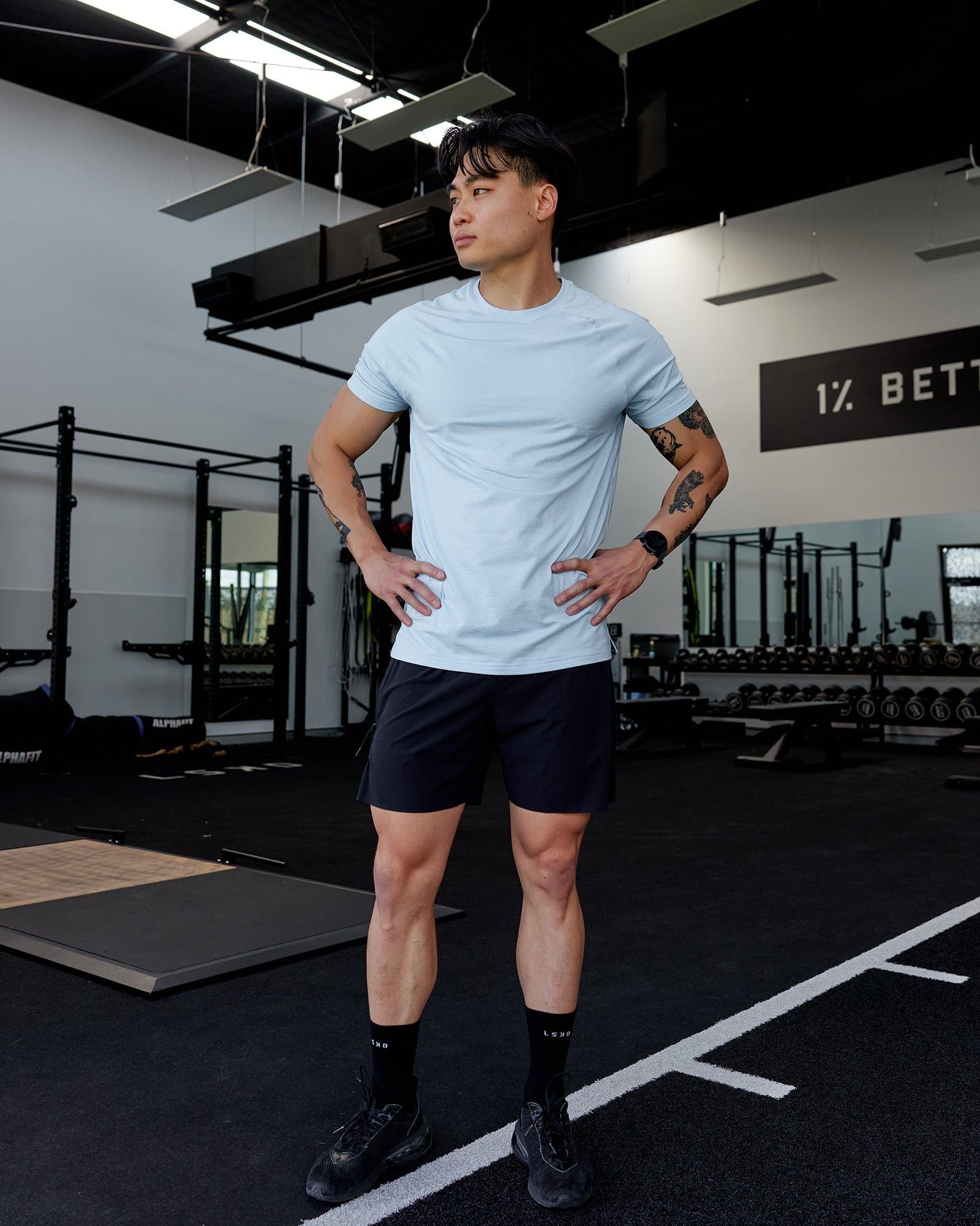 Perform VapourFLX Tee - Windsurfer Marl sold by LSKD product image thumbnail 2