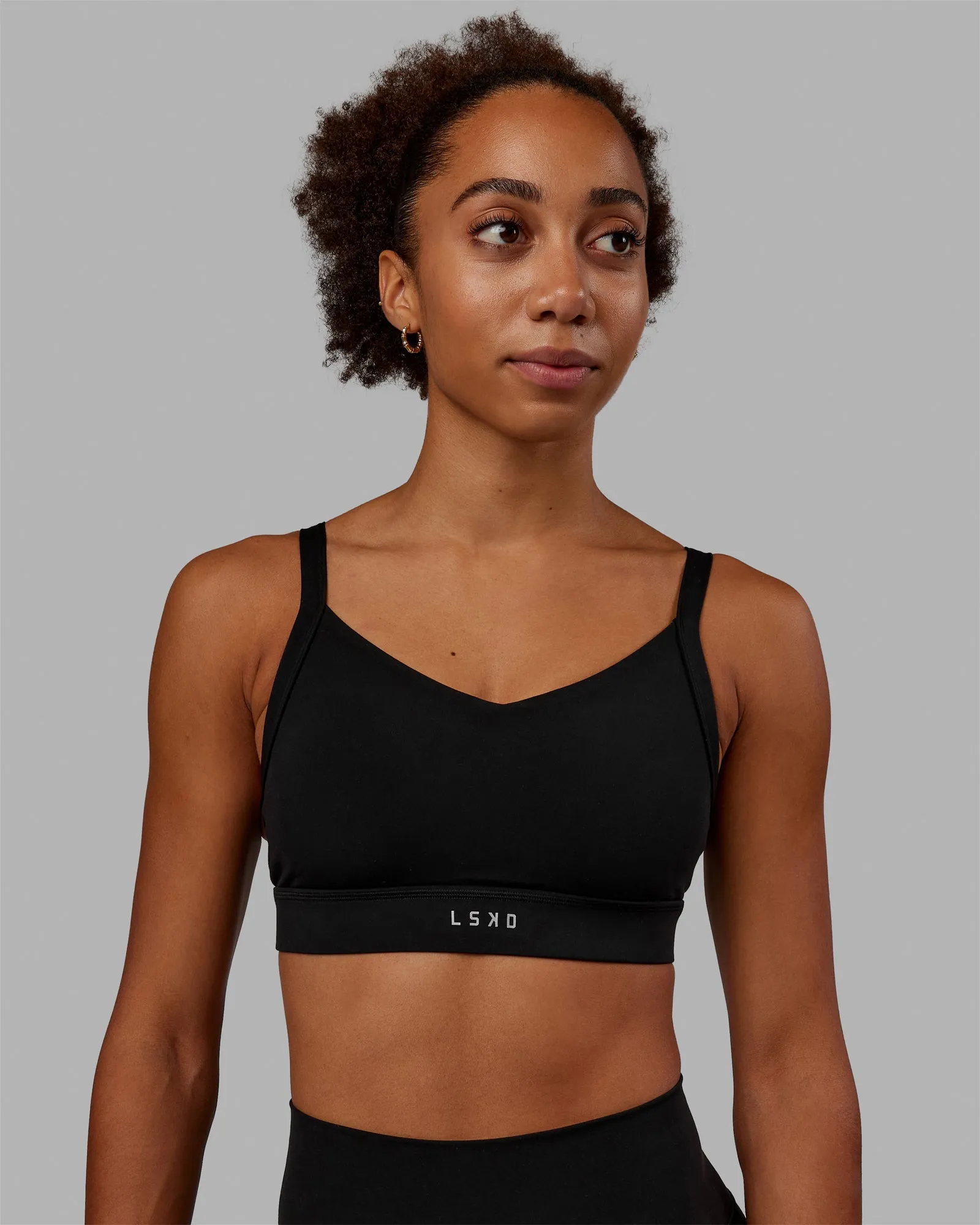 Interval Sports Bra - Black sold by LSKD product image thumbnail 3