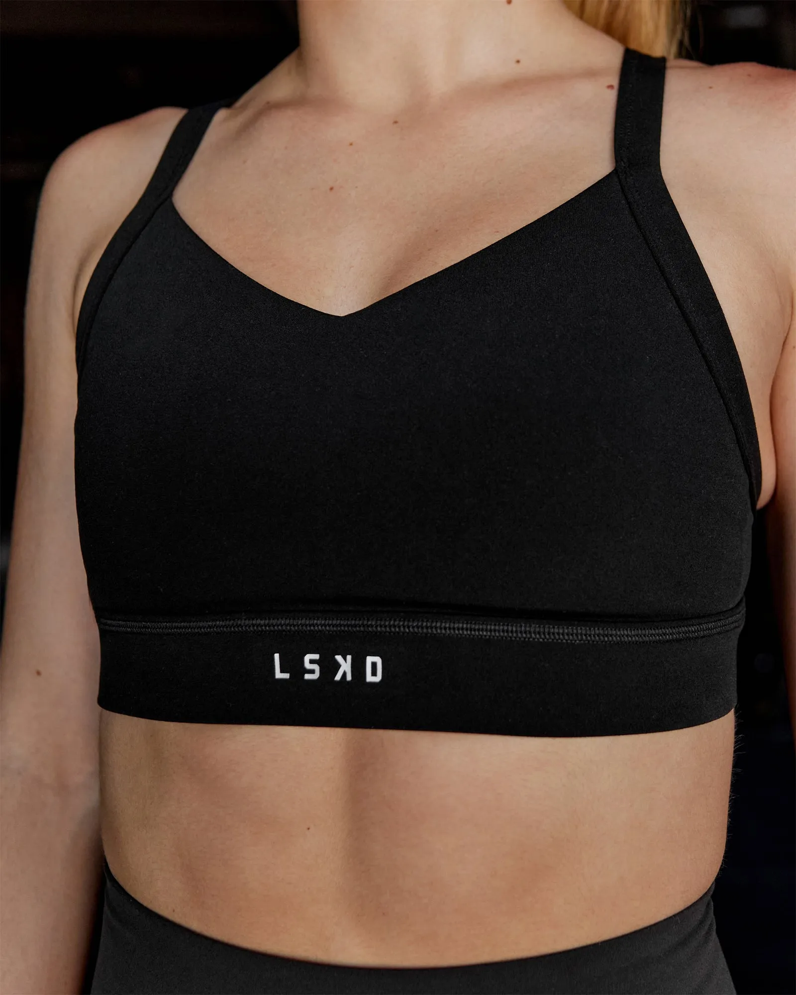 Interval Sports Bra - Black sold by LSKD