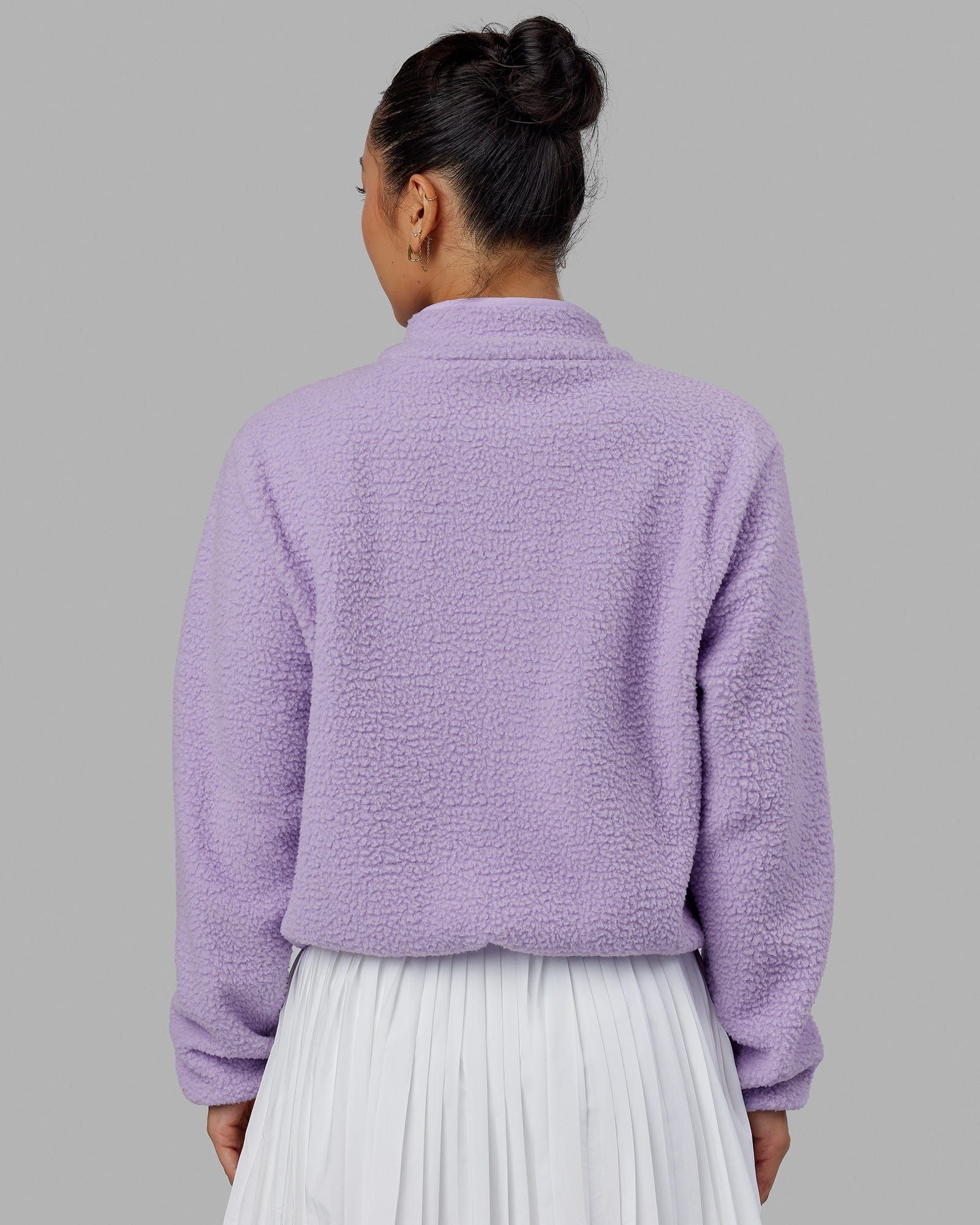 Alpine Fleece Jacket - Pale Lilac sold by LSKD product image thumbnail 3