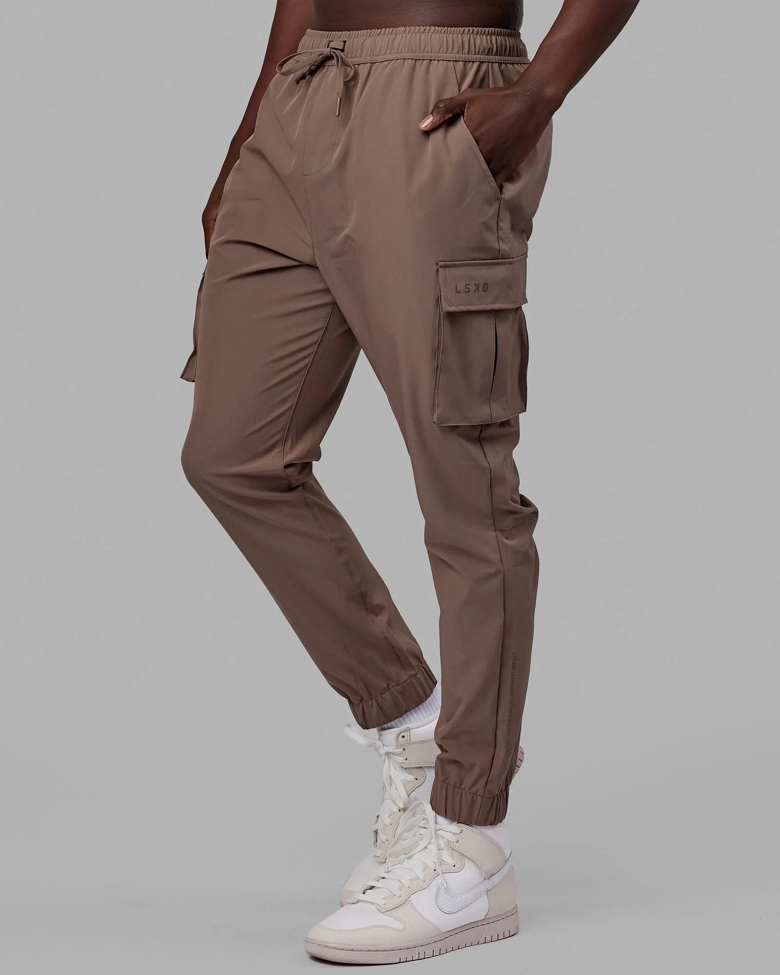 Energy Stretch Performance Cargo Joggers - Deep Taupe sold by LSKD product image thumbnail 5