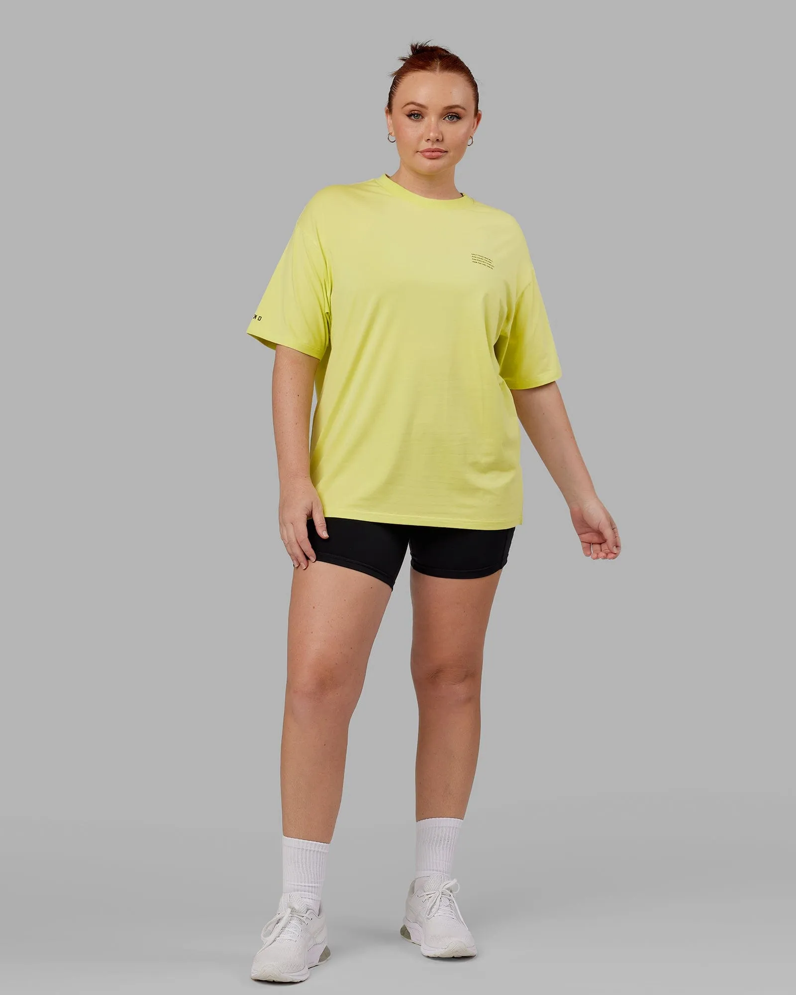 Unisex Strive FLXCotton Tee Oversize - Citrus Green sold by LSKD product image thumbnail 4