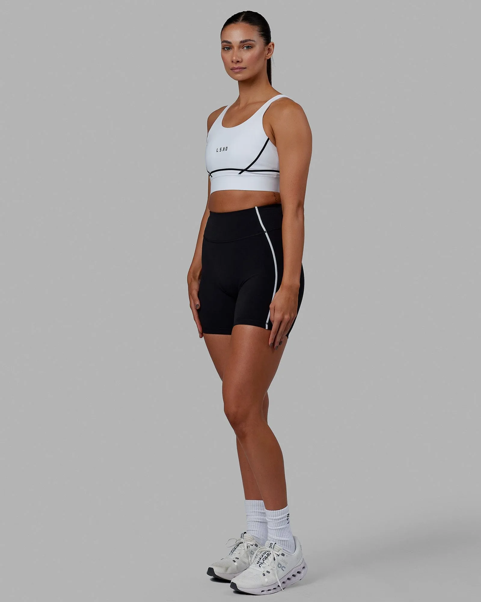 Pulse Sports Bra - White sold by LSKD product image thumbnail 4