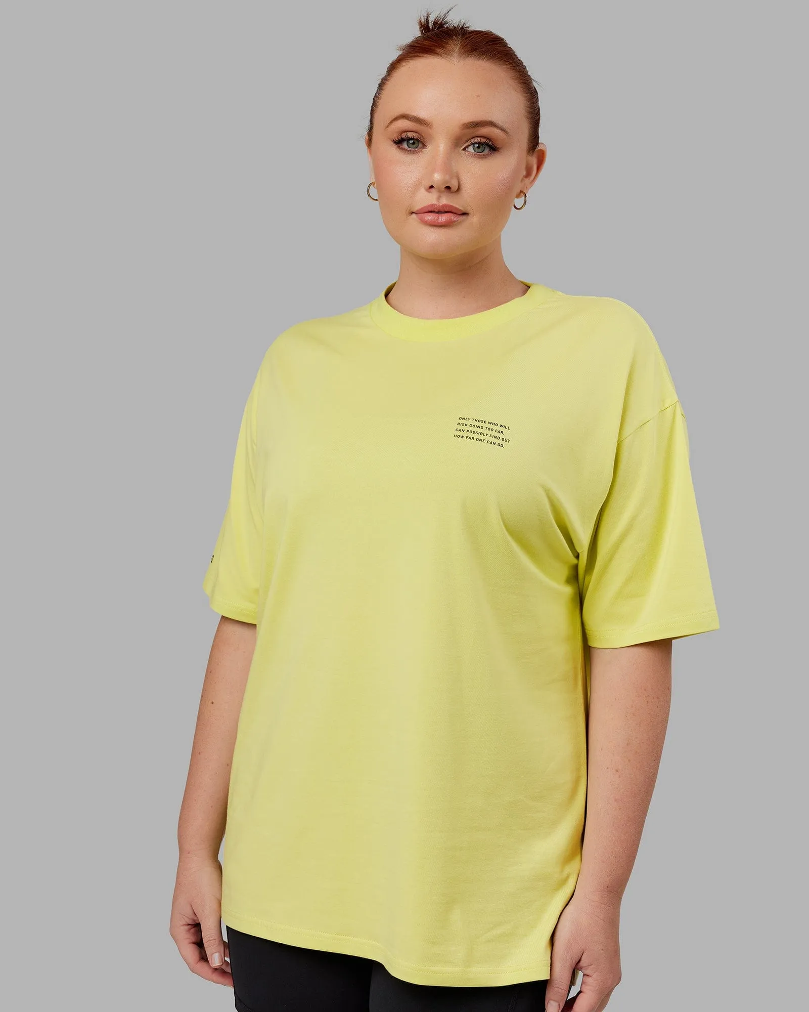 Unisex Strive FLXCotton Tee Oversize - Citrus Green sold by LSKD product image thumbnail 3