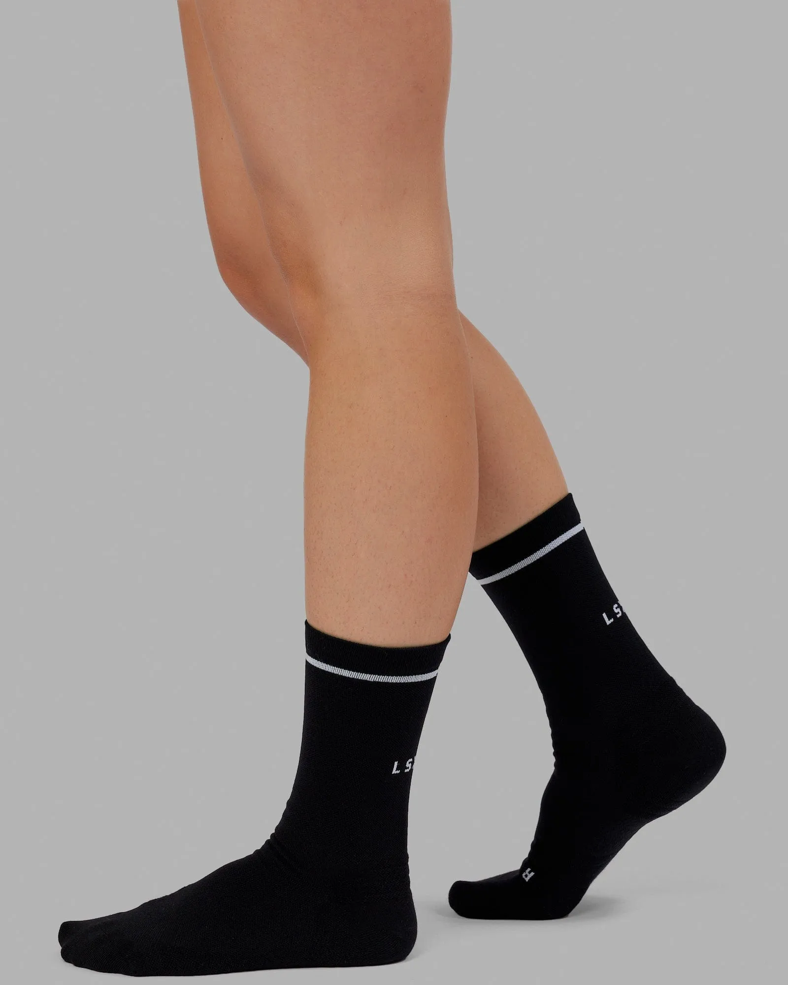 Fast Performance Crew Socks - Black sold by LSKD