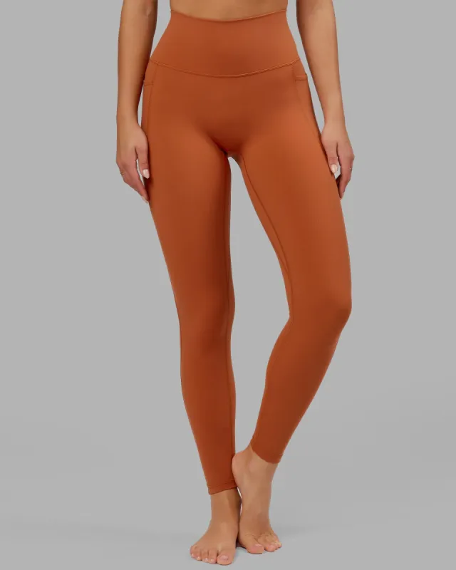 Fusion Full Length Tights with Pockets - Auburn sold by LSKD