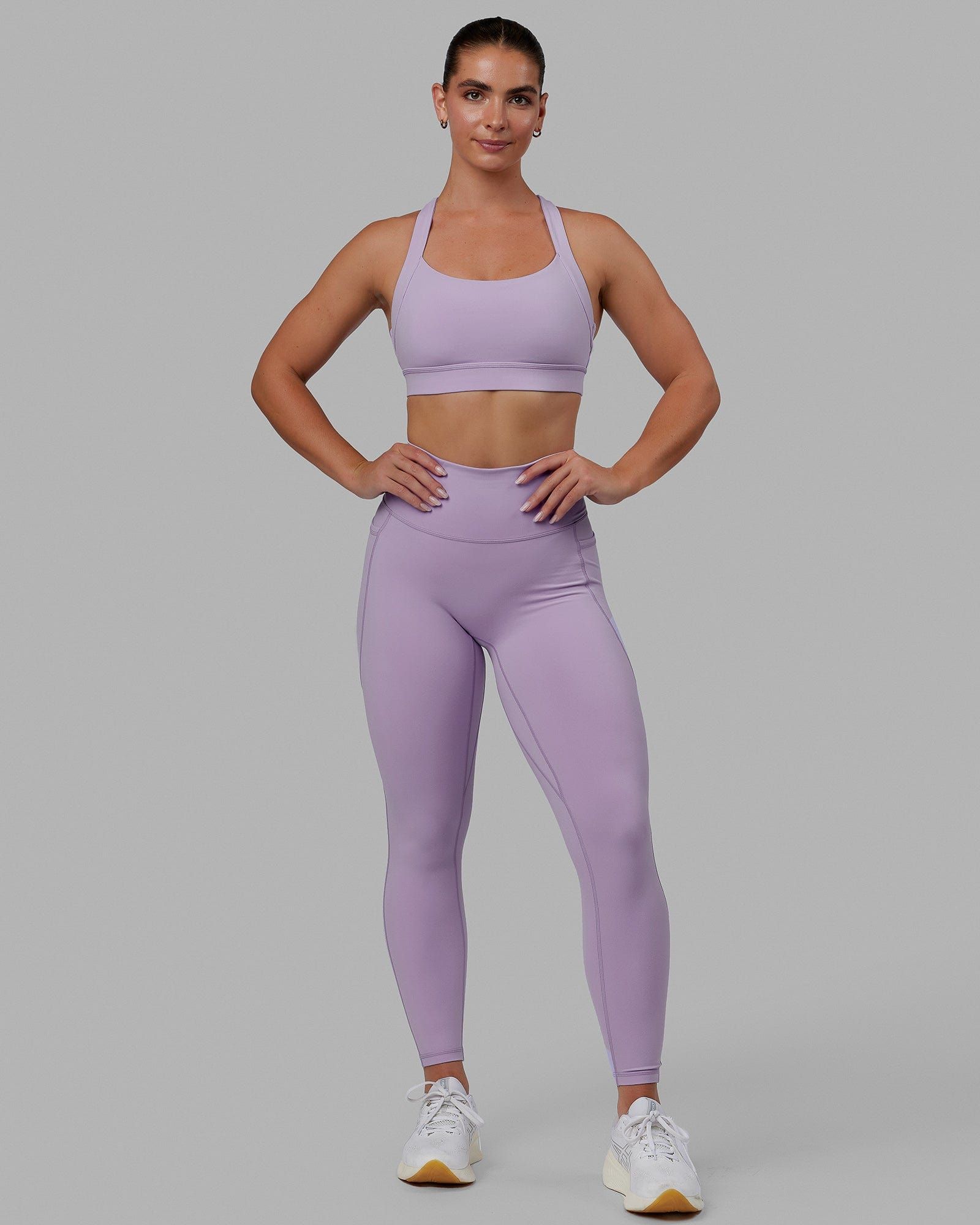 Advance Sports Bra - Pale Lilac sold by LSKD product image thumbnail 4