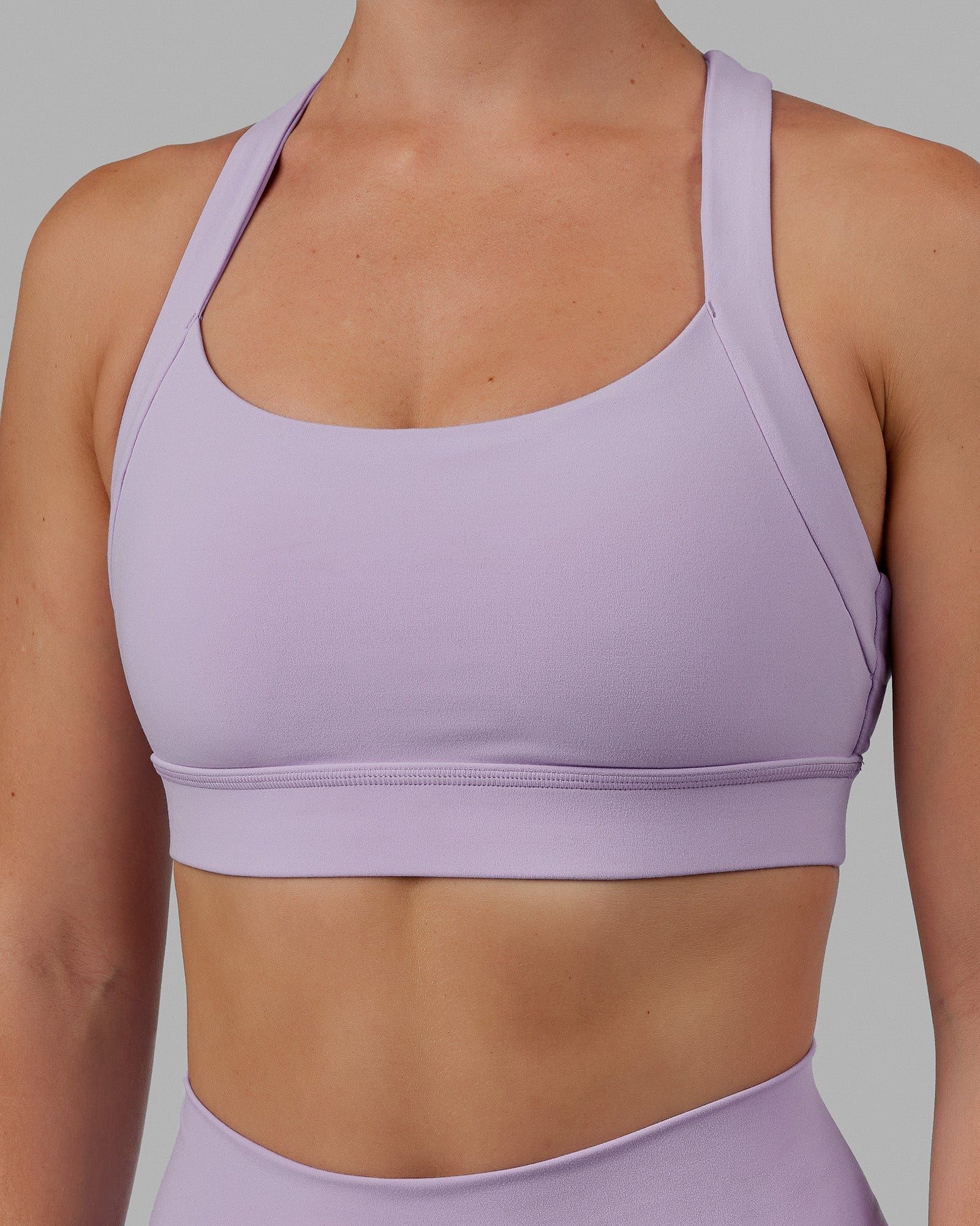 Advance Sports Bra - Pale Lilac sold by LSKD product image thumbnail 5