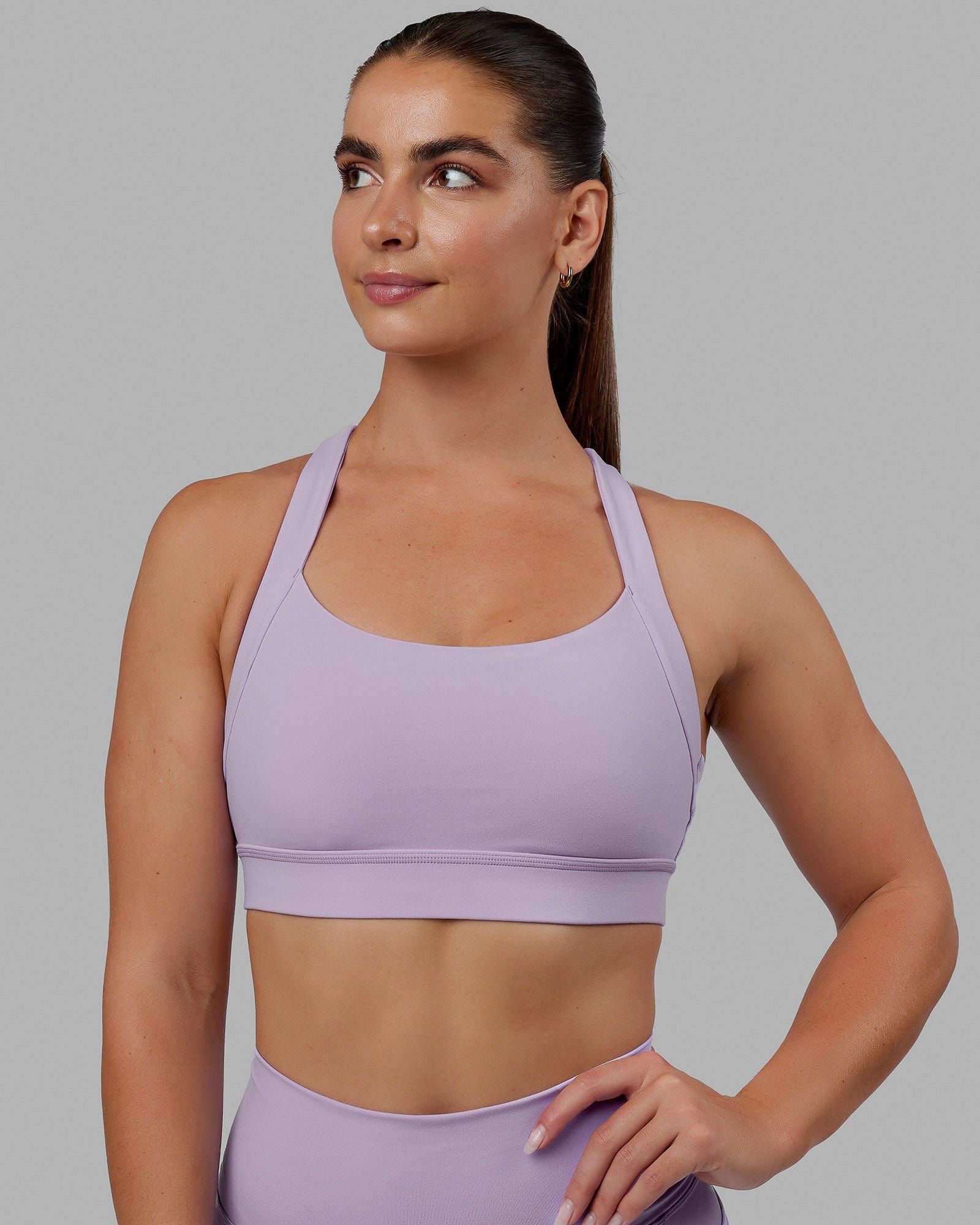 Advance Sports Bra - Pale Lilac sold by LSKD product image thumbnail 2