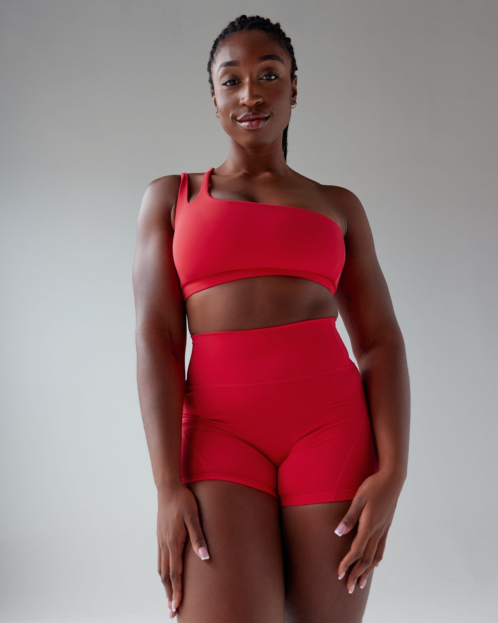 Set Up Sports Bra - Scarlet sold by LSKD product image thumbnail 2