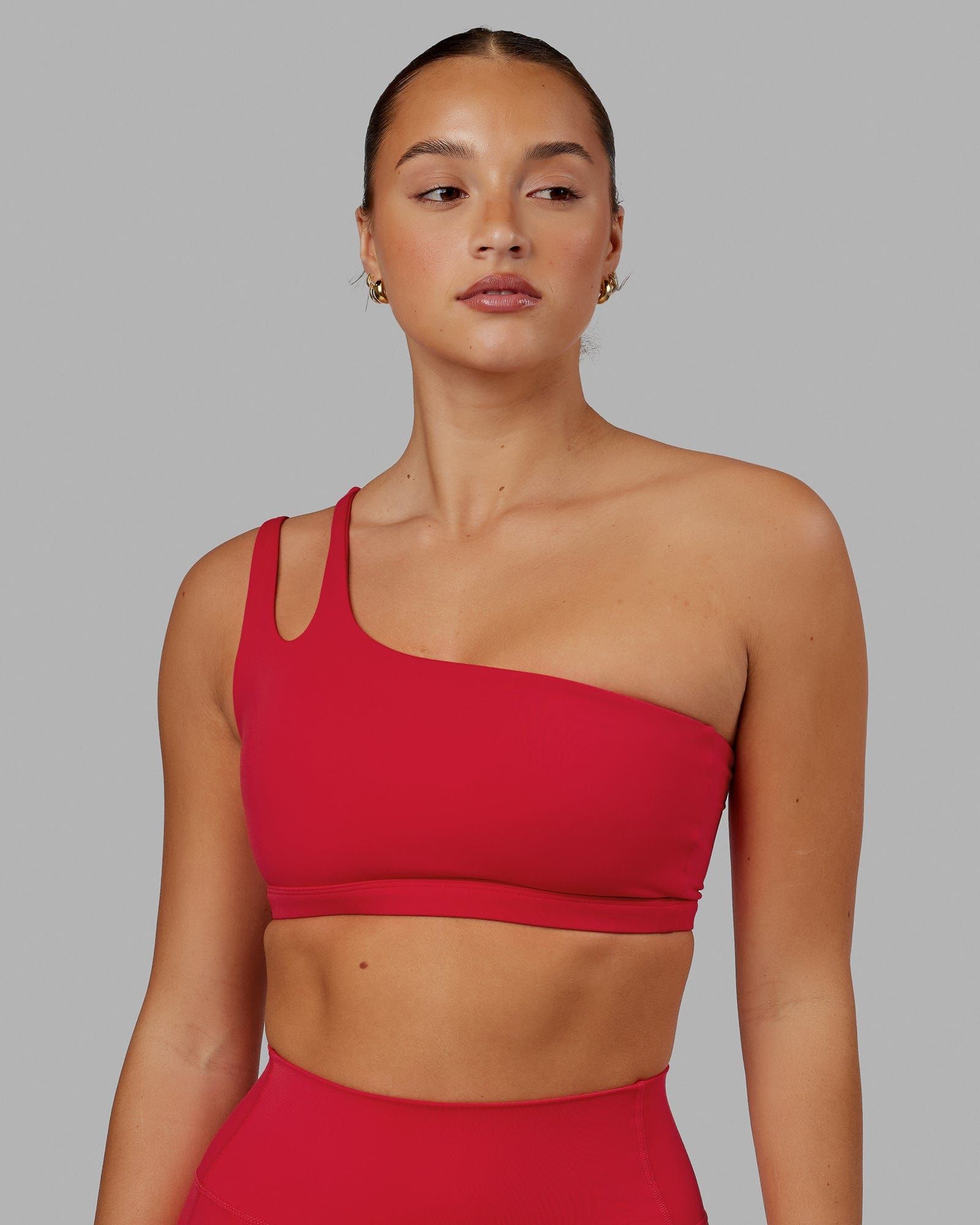 Set Up Sports Bra - Scarlet sold by LSKD product image thumbnail 4