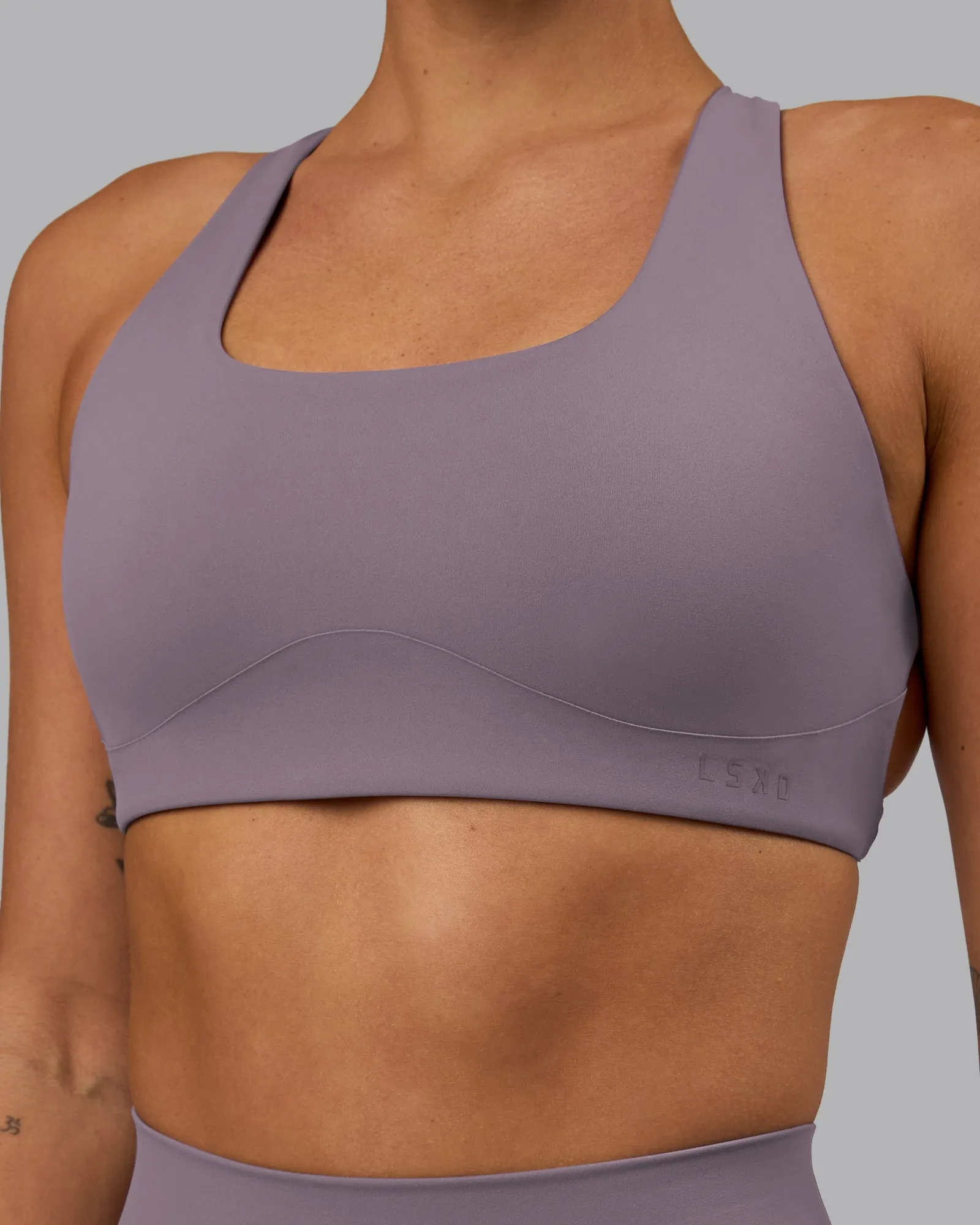 Aspire Sports Bra - Purple Sage sold by LSKD product image thumbnail 5