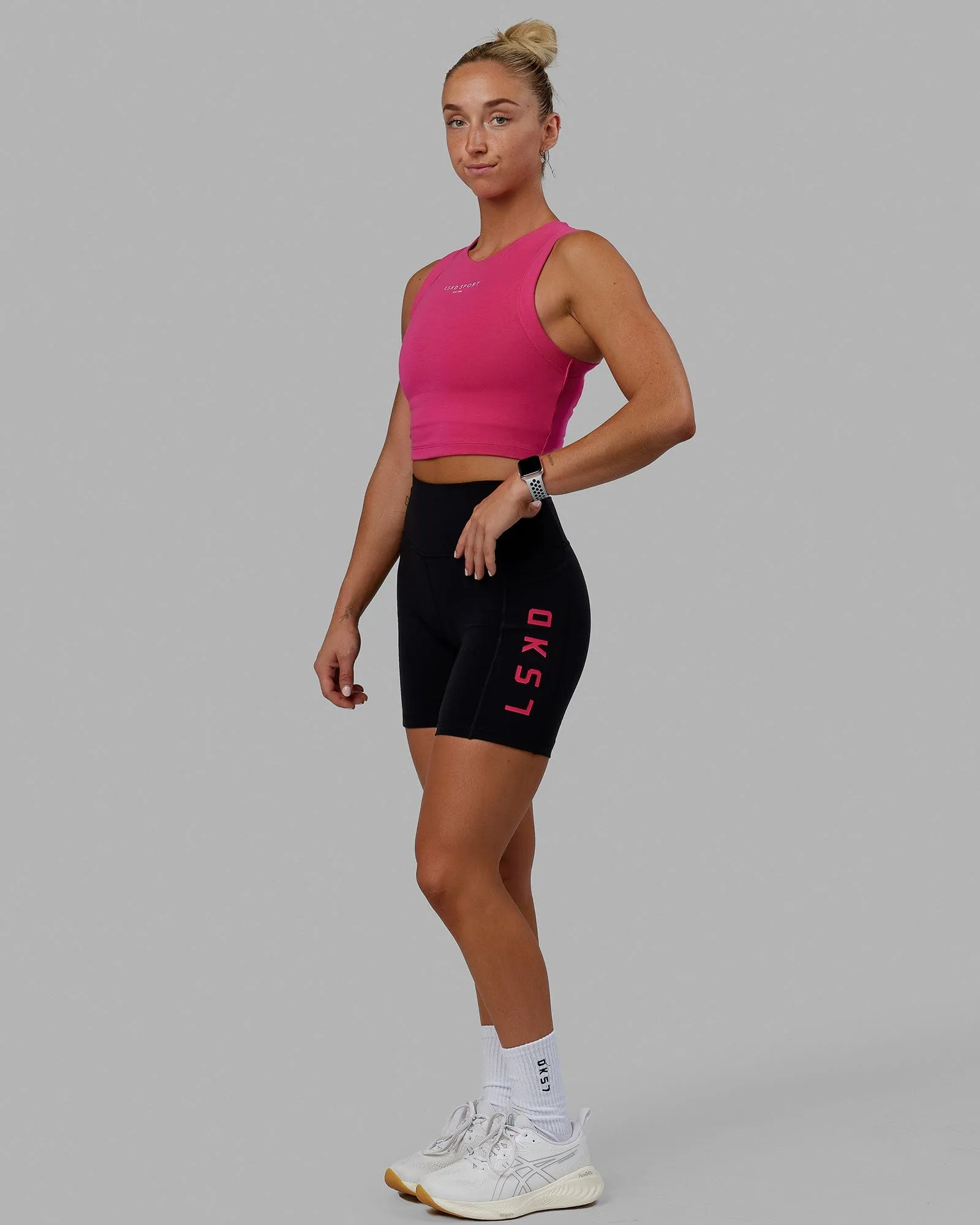 Run Tank - Magenta-White sold by LSKD product image thumbnail 2