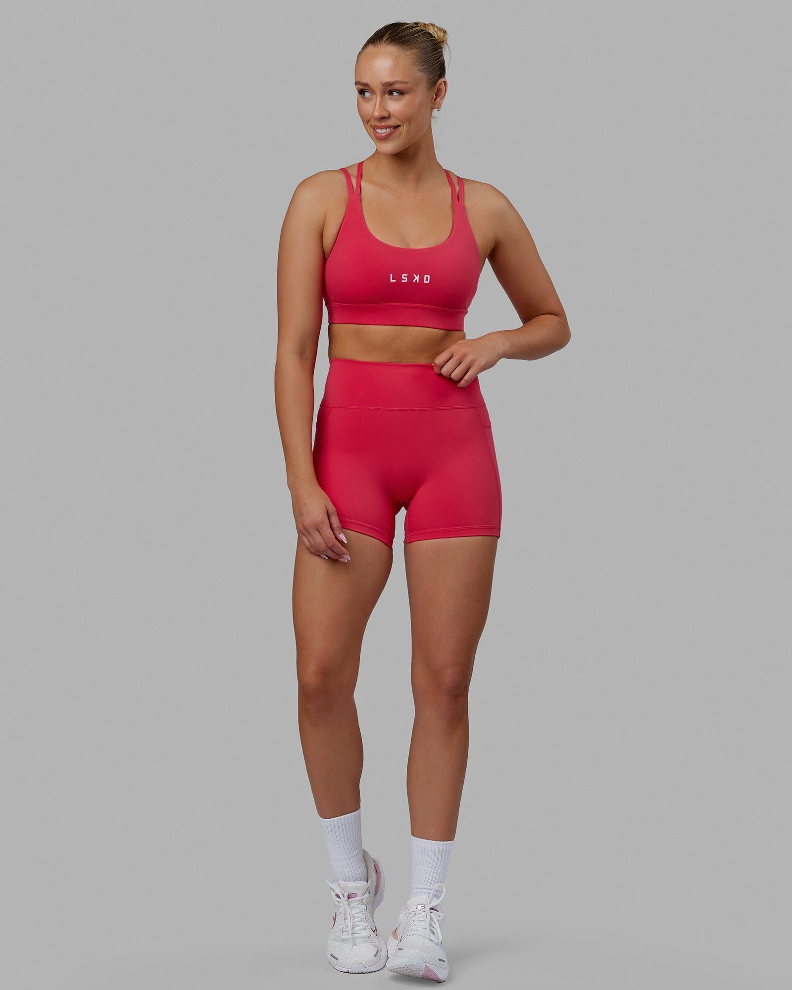 Fusion X-Short Tights - Raspberry sold by LSKD product image thumbnail 5