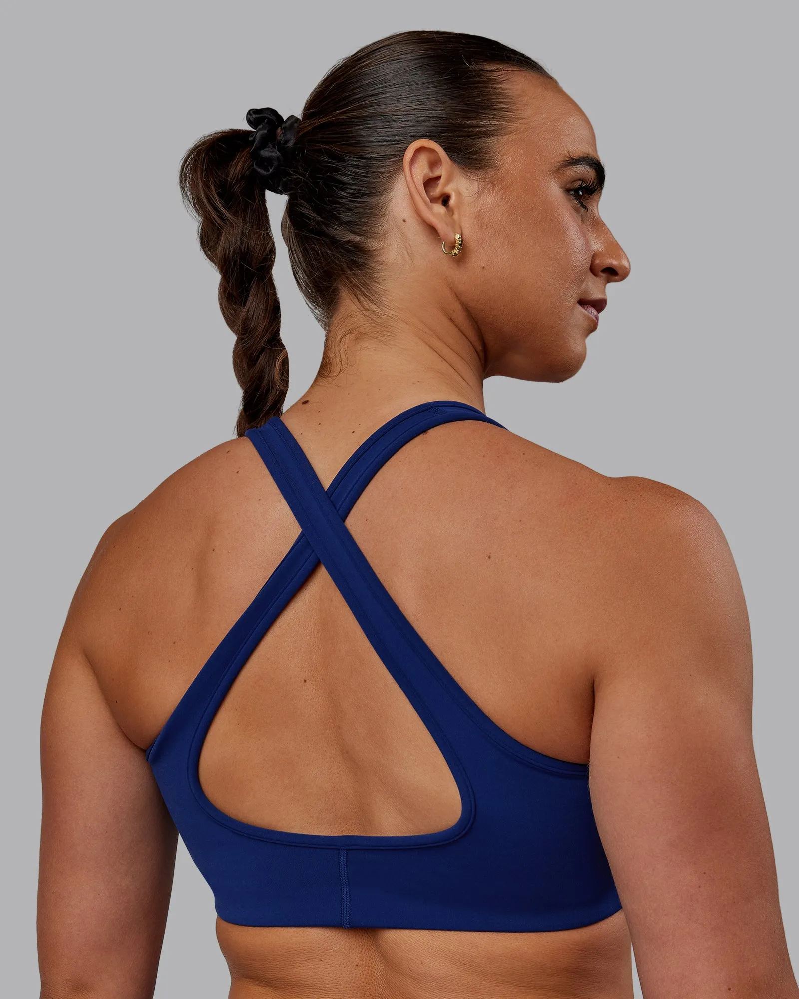 Stamina Sports Bra - Midnight Blue sold by LSKD