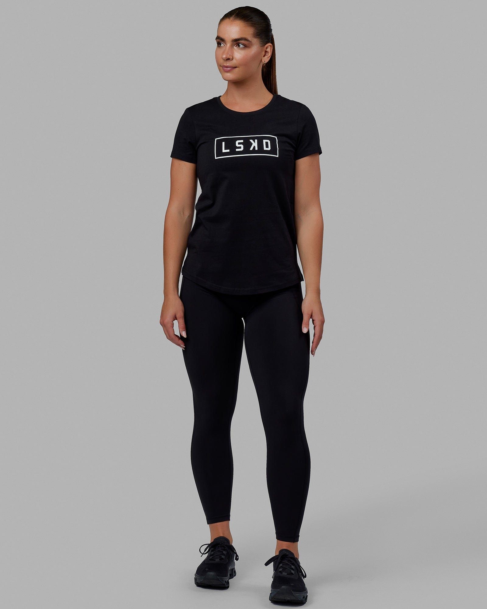 Luna Tee - Black-White sold by LSKD product image thumbnail 4