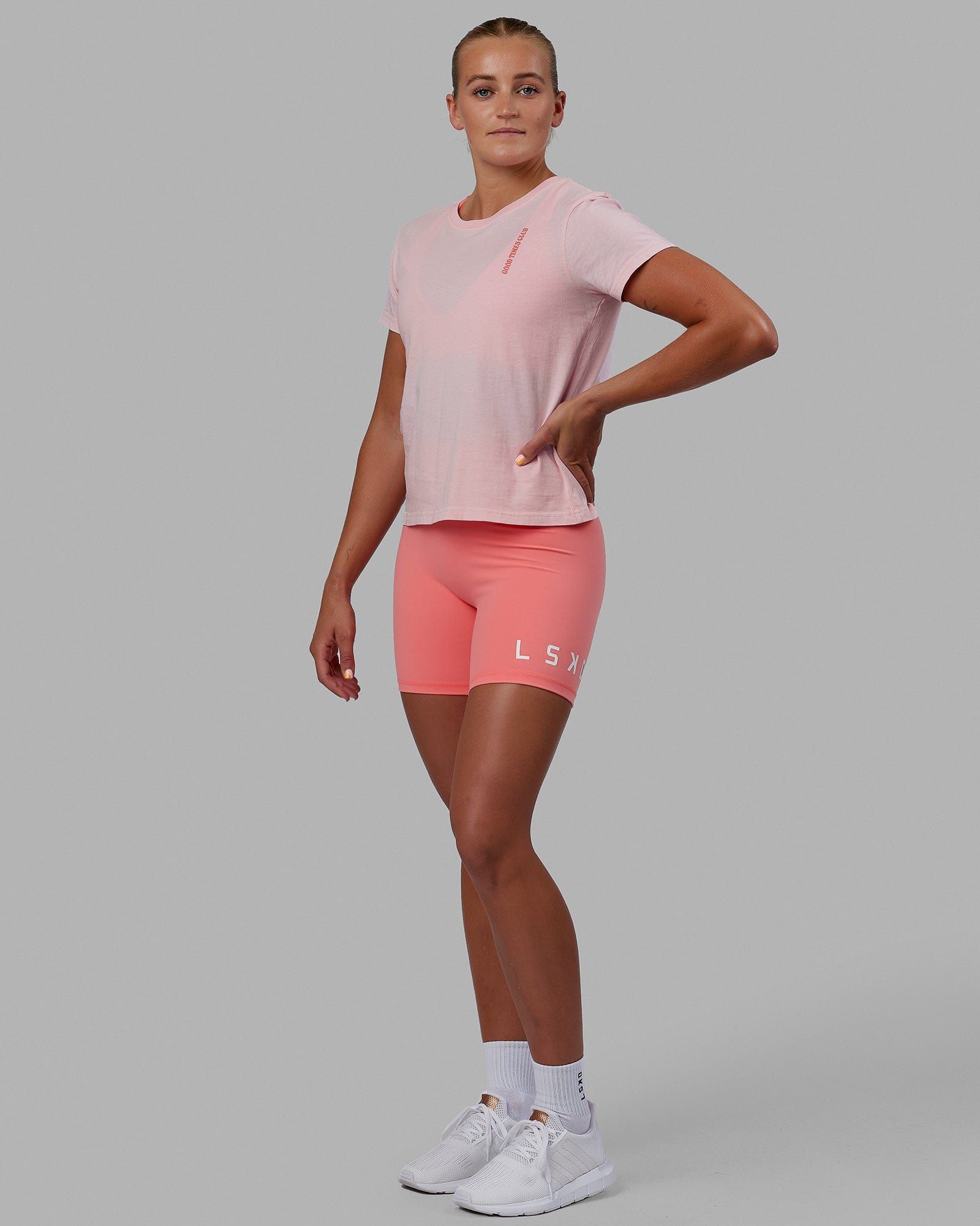 Good Times Global Tee - Marshmallow sold by LSKD product image thumbnail 3