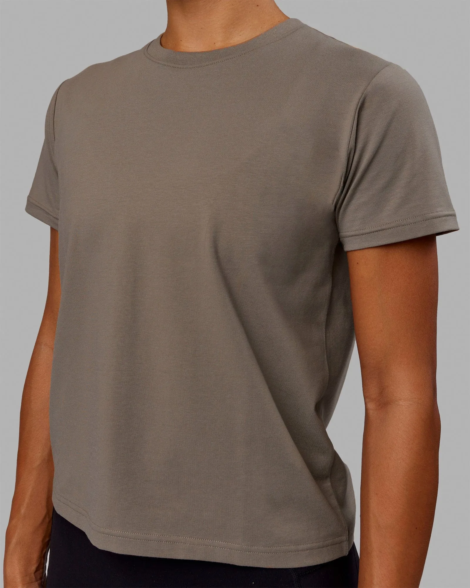 Love The Run FLXCotton Tee - Cinder-Smoke sold by LSKD product image thumbnail 4