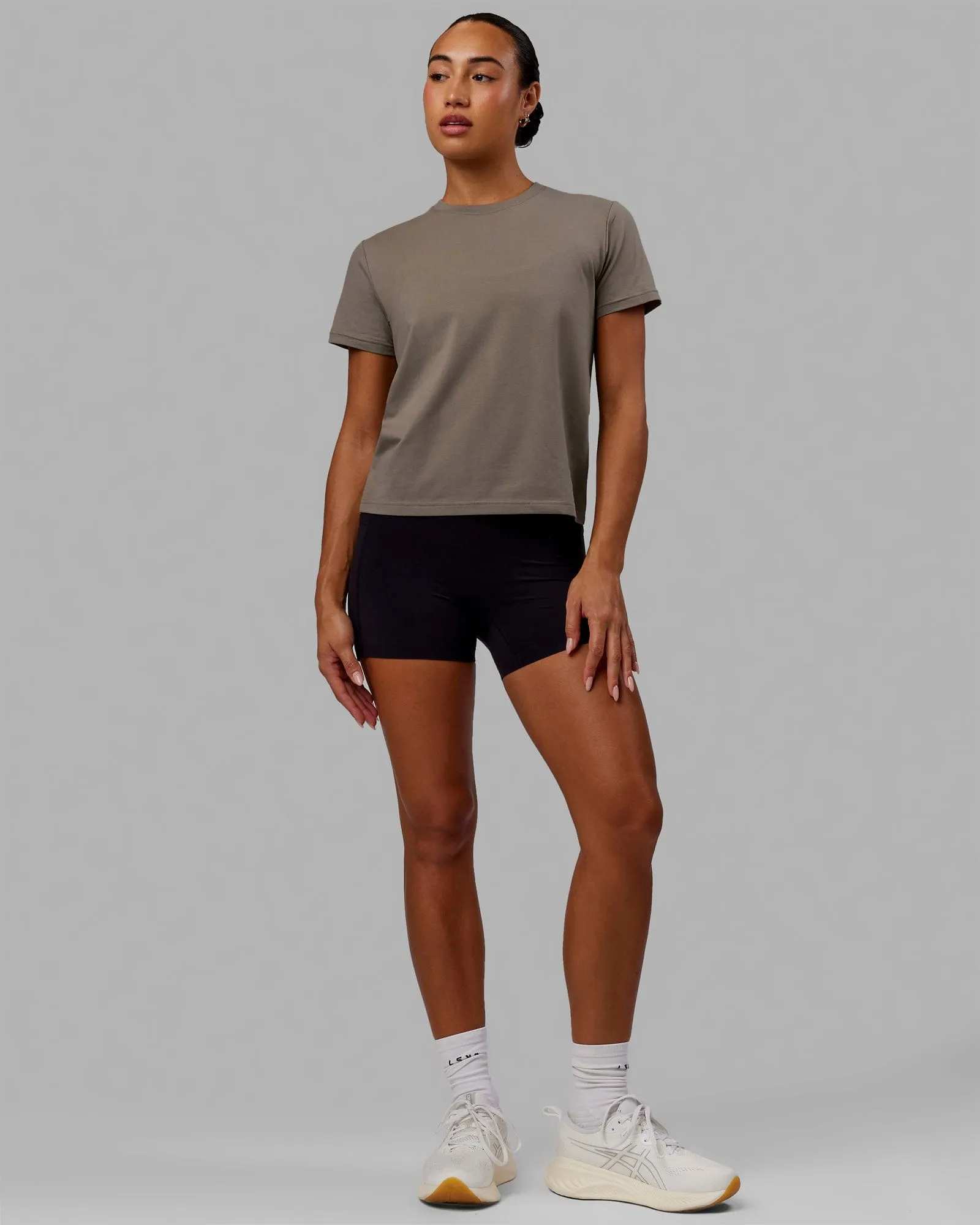 Love The Run FLXCotton Tee - Cinder-Smoke sold by LSKD product image thumbnail 5