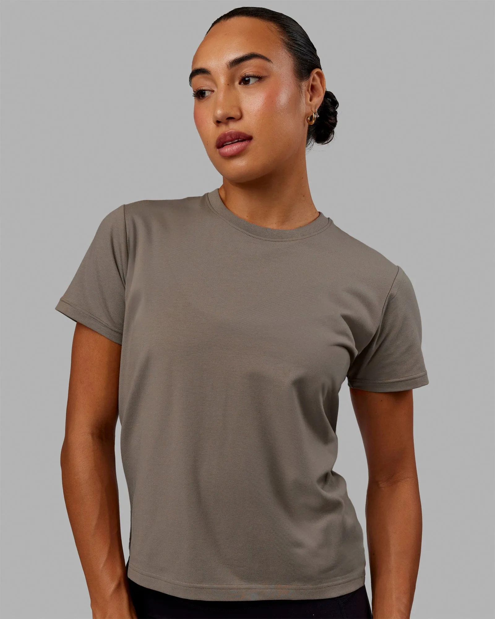 Love The Run FLXCotton Tee - Cinder-Smoke sold by LSKD product image thumbnail 2