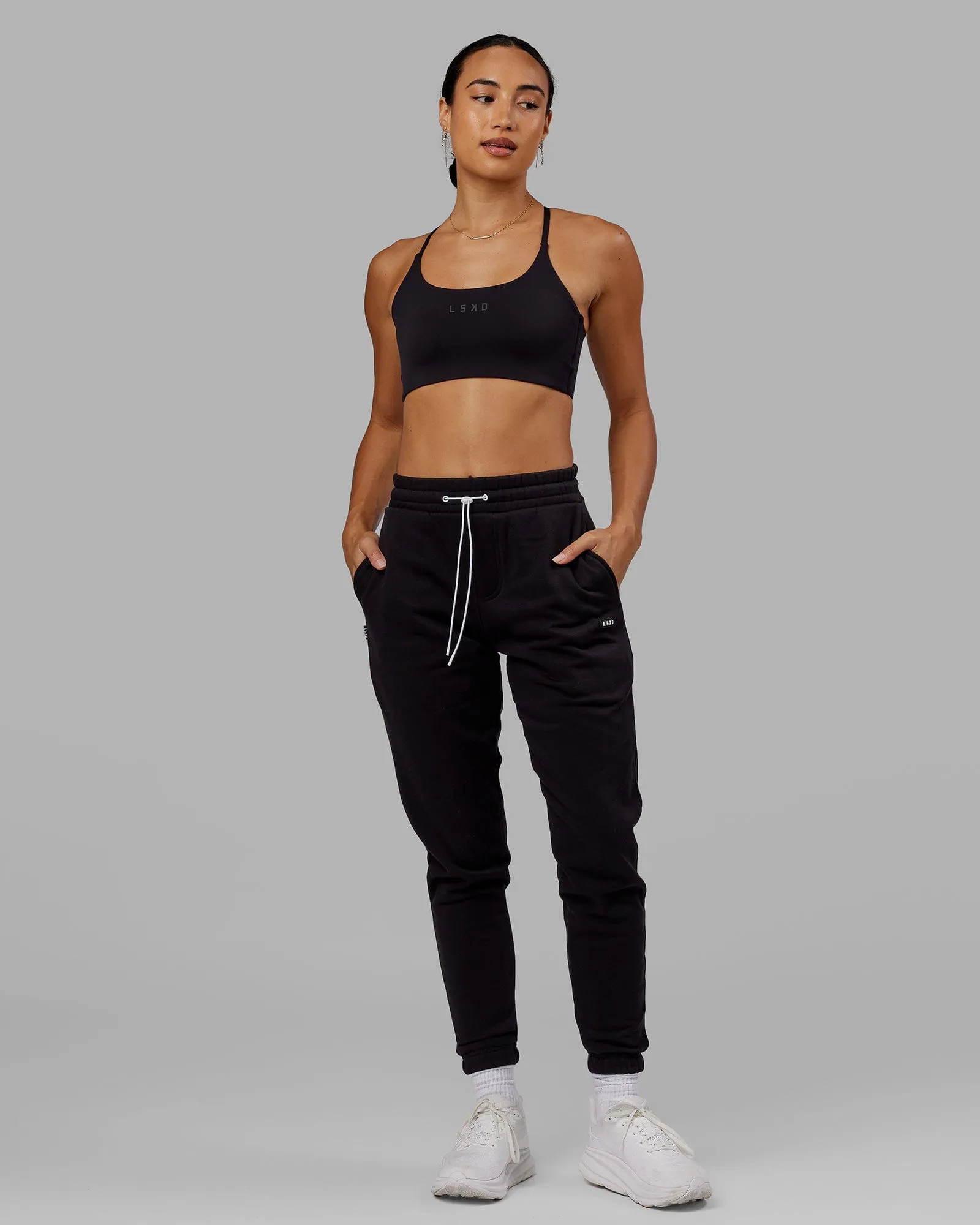 Unisex Capsule Track Pant - Black sold by LSKD product image thumbnail 5