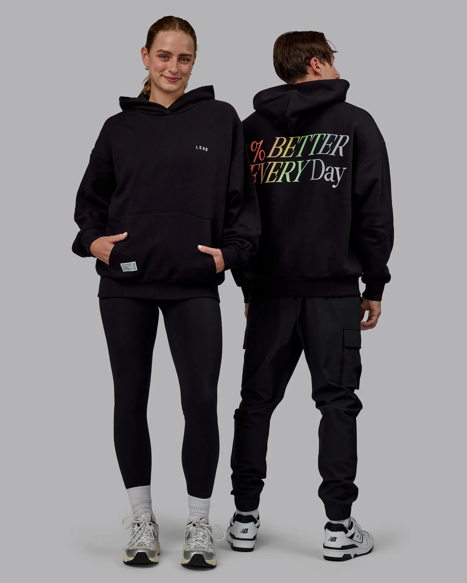 VS6 Hoodie Oversize - Pride-Black sold by LSKD