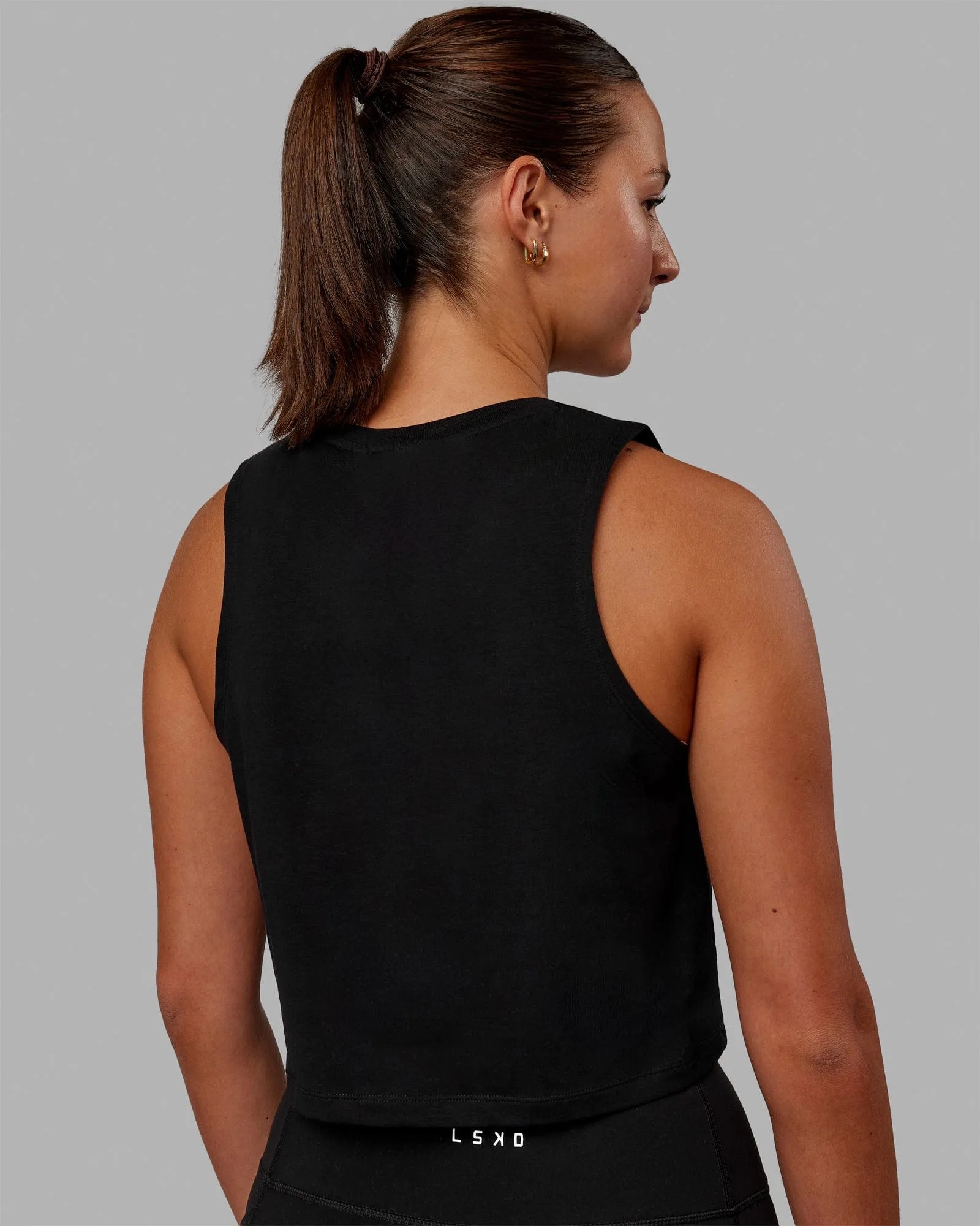 Agile FLXCotton Tank - Black-Black sold by LSKD product image thumbnail 4