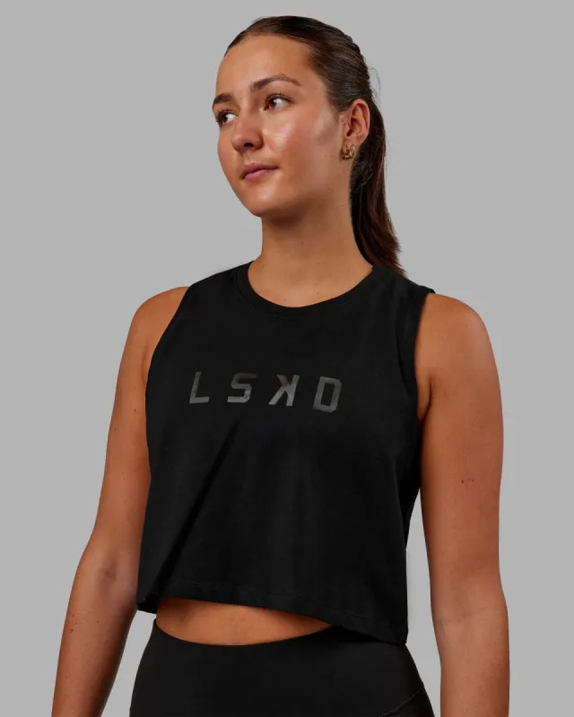 Agile FLXCotton Tank - Black-Black sold by LSKD