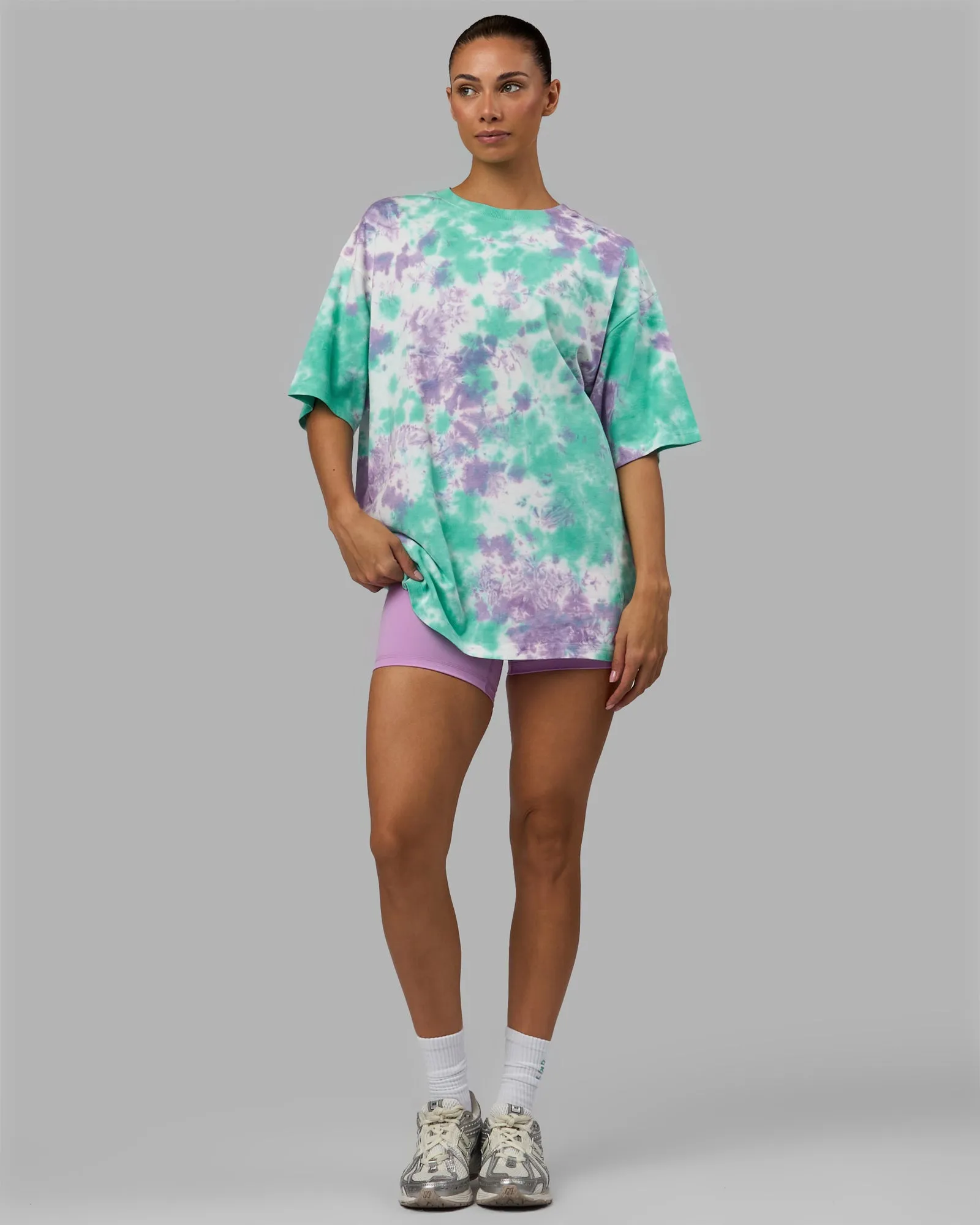 Unisex Lifting Club Heavyweight Tee Oversize - Cockatoo-Tie Dye sold by LSKD product image thumbnail 5