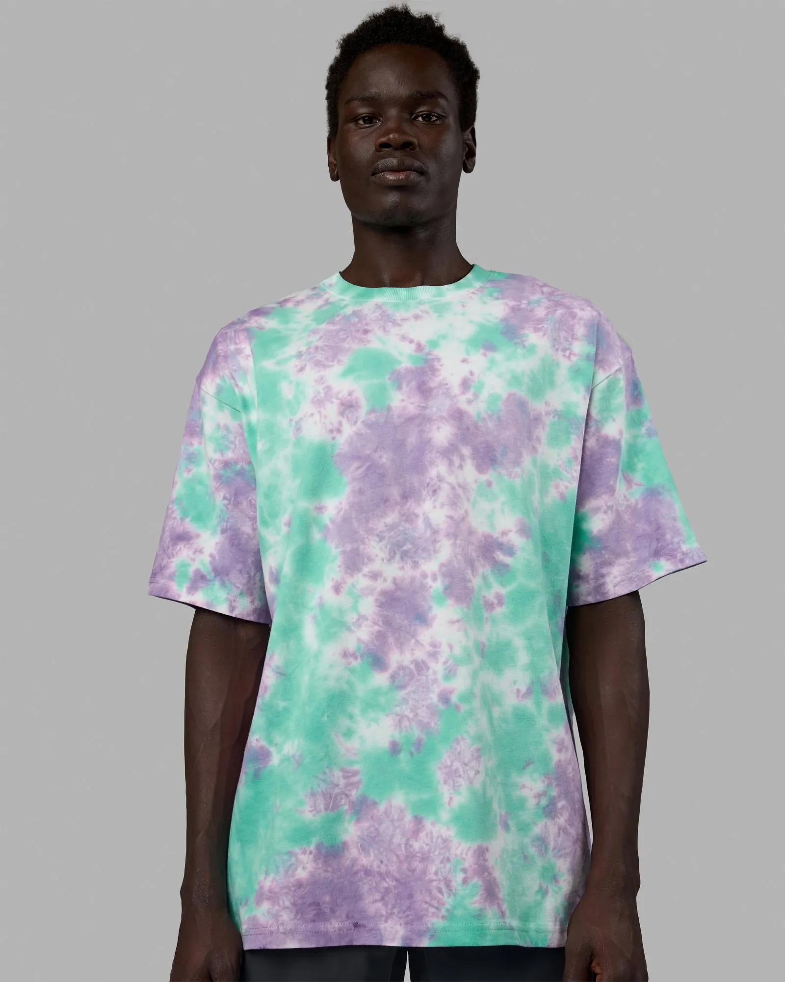 Unisex Lifting Club Heavyweight Tee Oversize - Cockatoo-Tie Dye sold by LSKD product image thumbnail 2