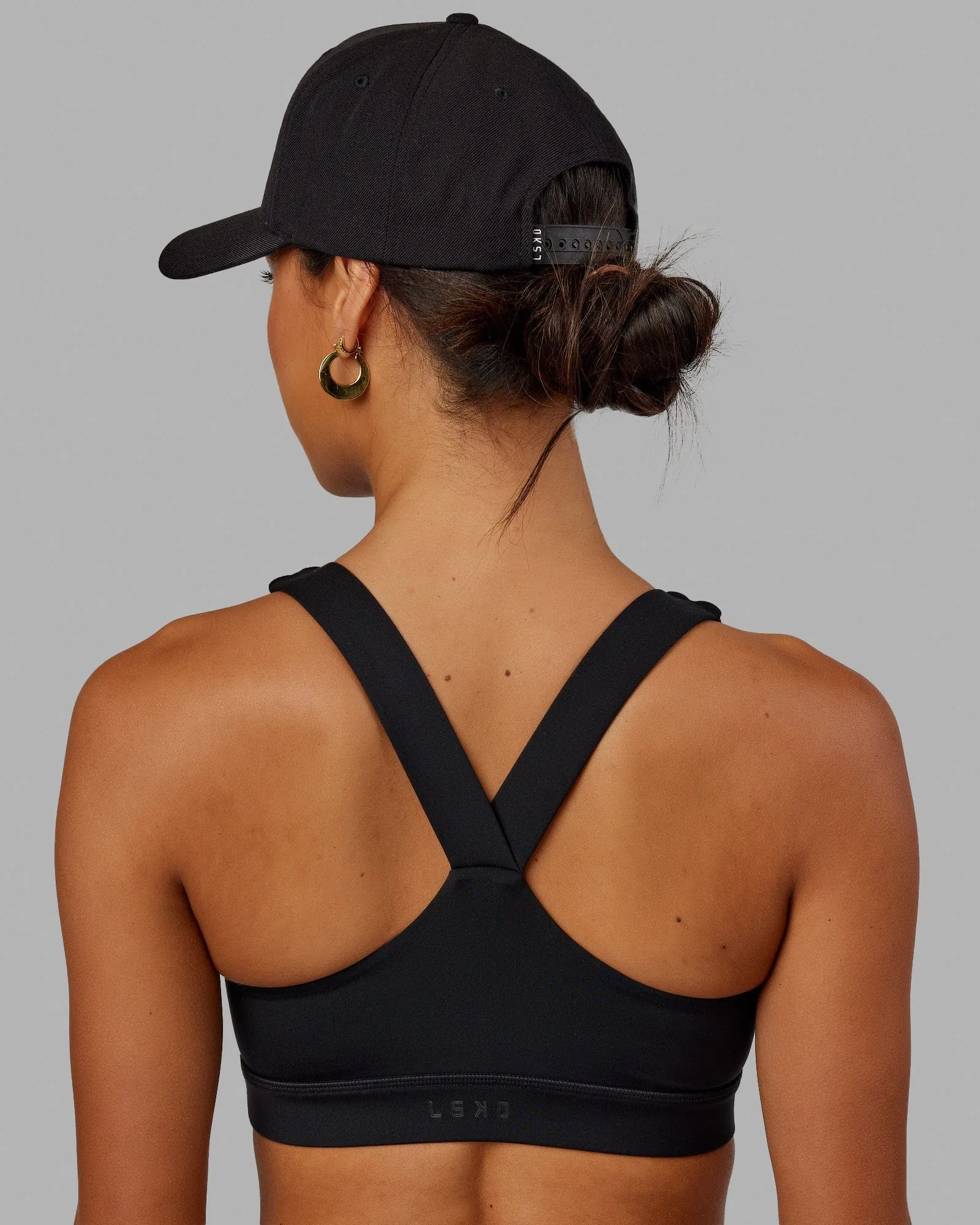 Cornerstone Snapback Cap - Black-Flamingo sold by LSKD product image thumbnail 3